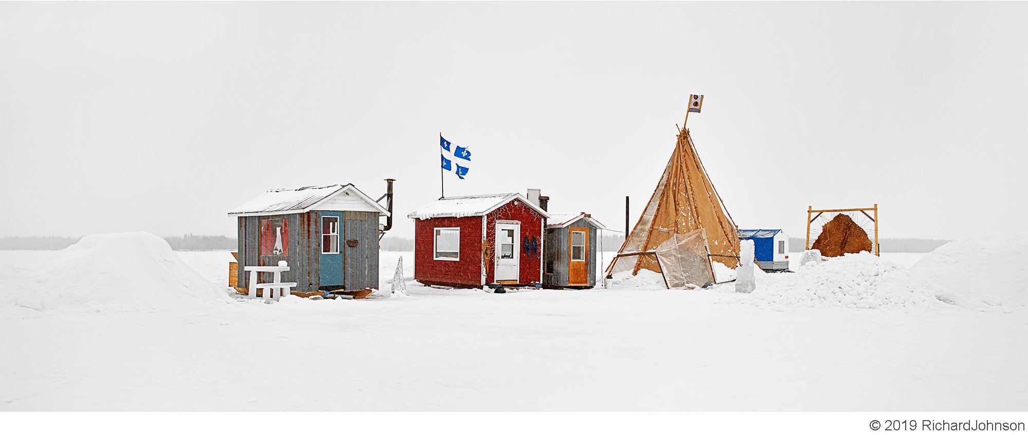 Ice Village #178, Péribonka, Lac Saint-Jean, Québec, Canada, 2016