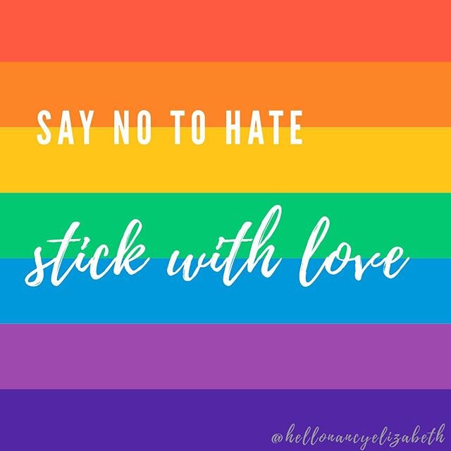 Love is love. Period. Full stop.
⚫️🔴🟠🟡🟢🔵🟣⚪️
