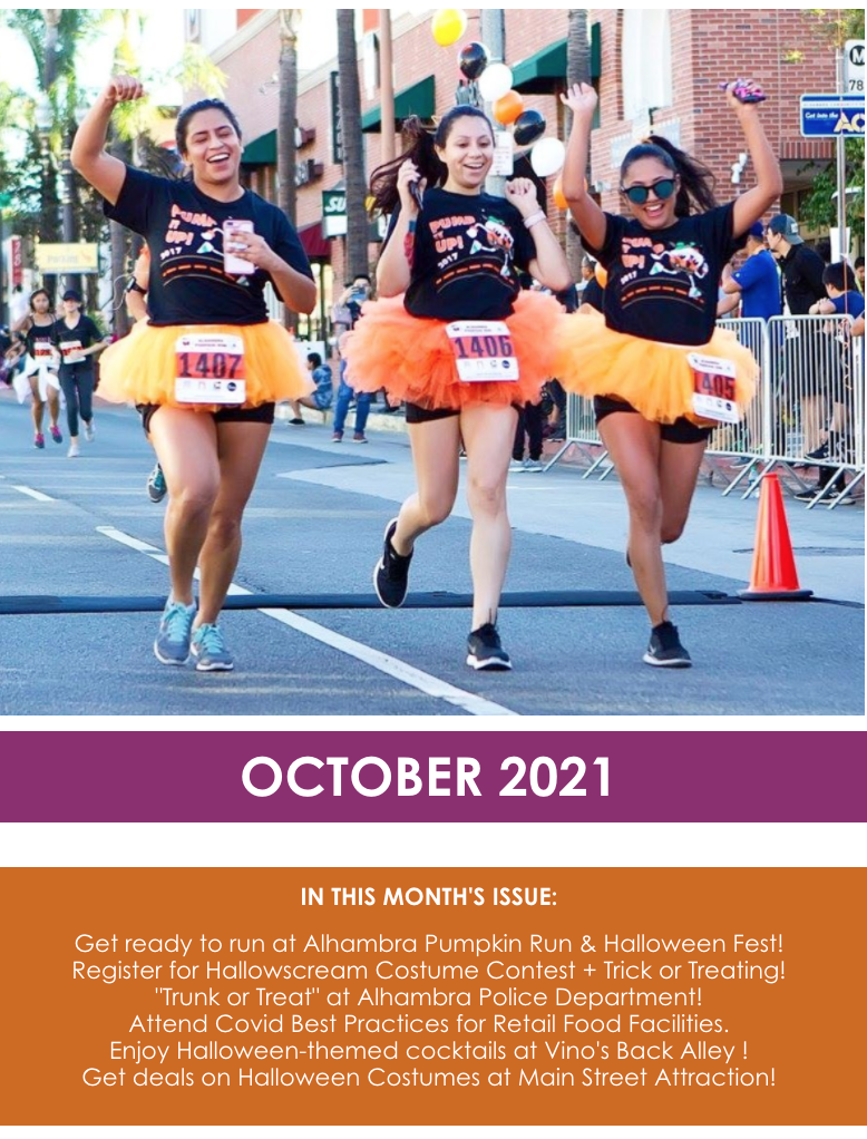 Downtown Alhambra October 2021 Newsletter 