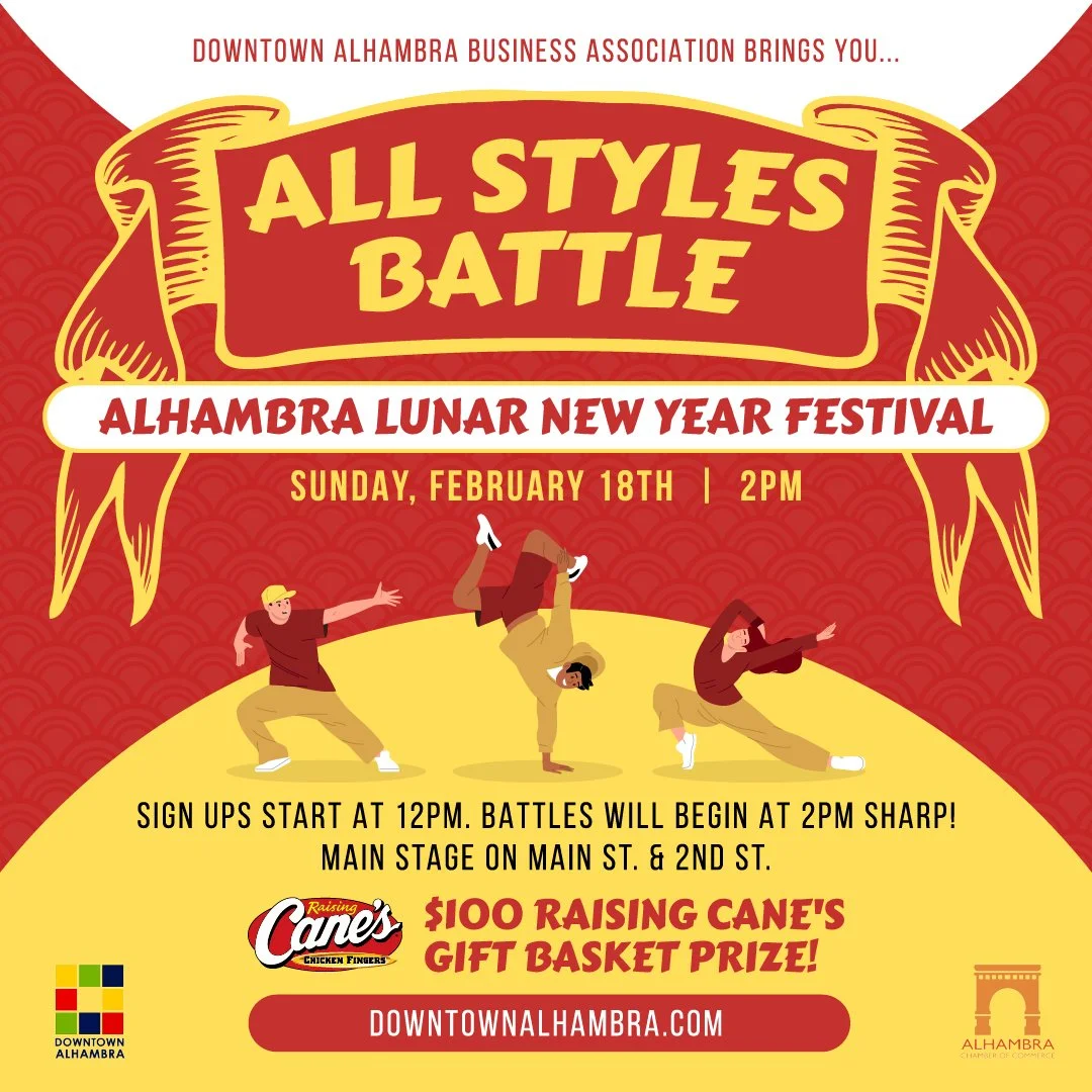 ALL STYLES DANCE BATTLE AT ALHAMBRA LUNAR NEW YEAR 2024!