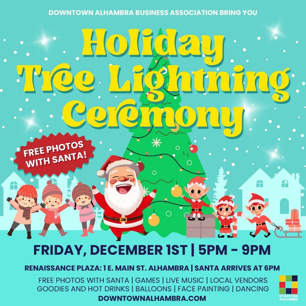 Annual Tree Lighting Ceremony in Downtown Alhambra — Downtown Alhambra