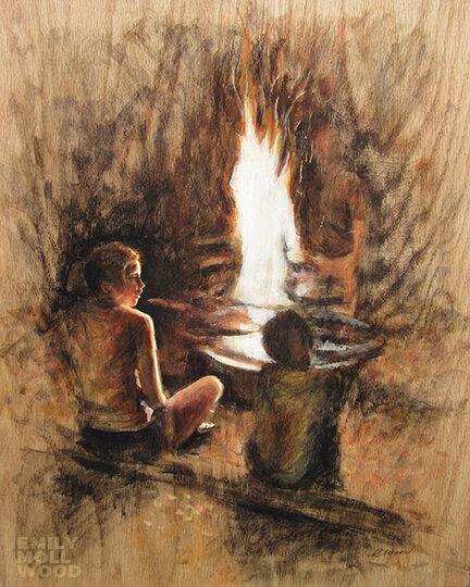 Micah's Fire (Private Collection)