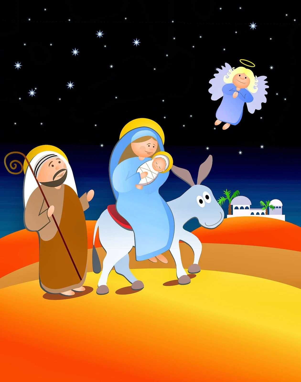 Mary, Joseph and the Angels--Kid's Christmas Performance