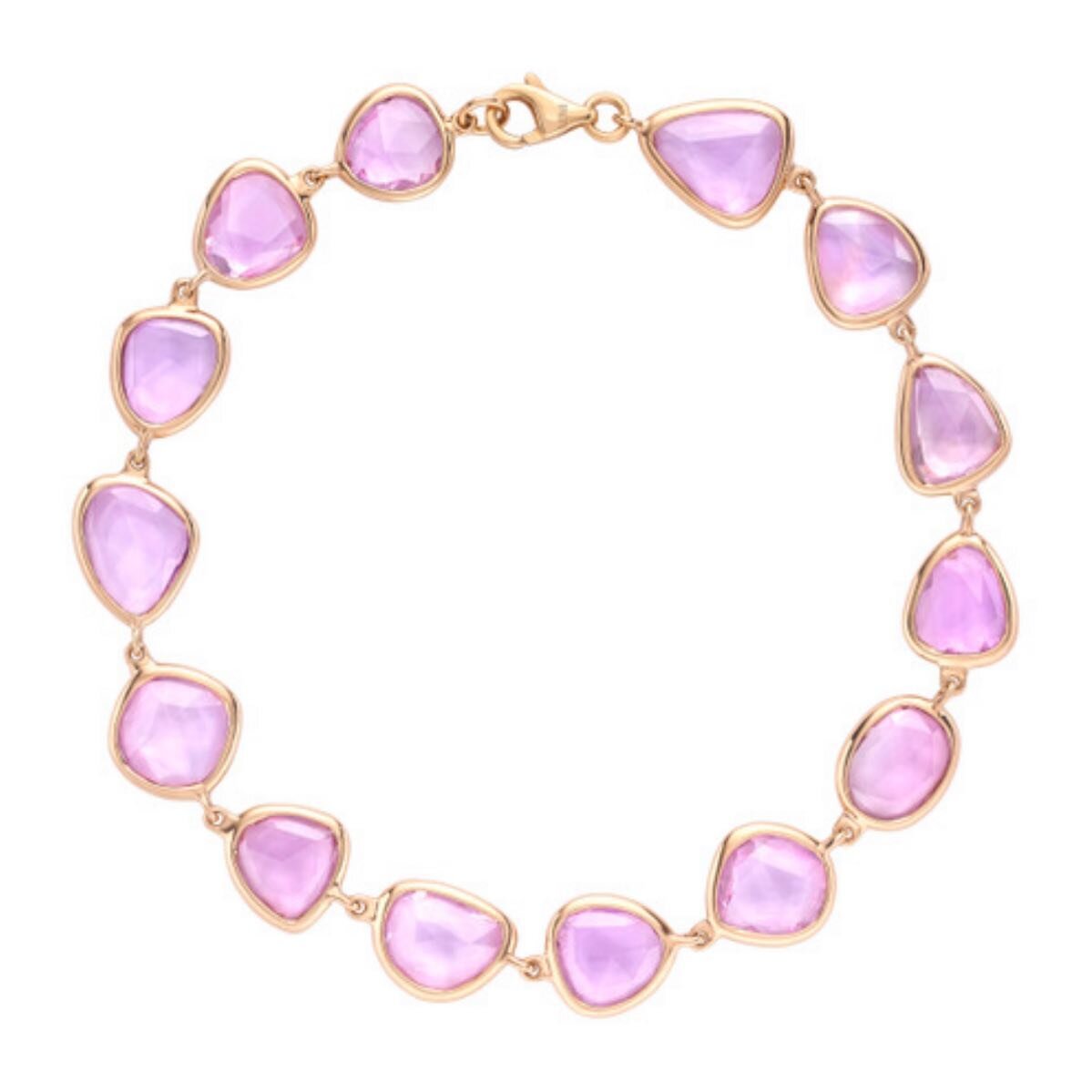 On Friday&rsquo;s we wear pink 🎀#pinksapohire #bracelet #mimibaldwinjewellery