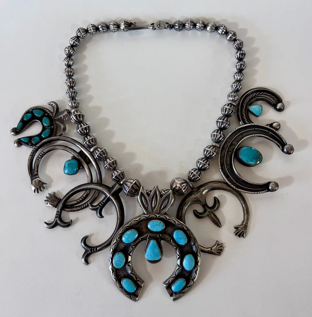 Vintage Native American / Southwestern Naja Necklace — Susan Backus