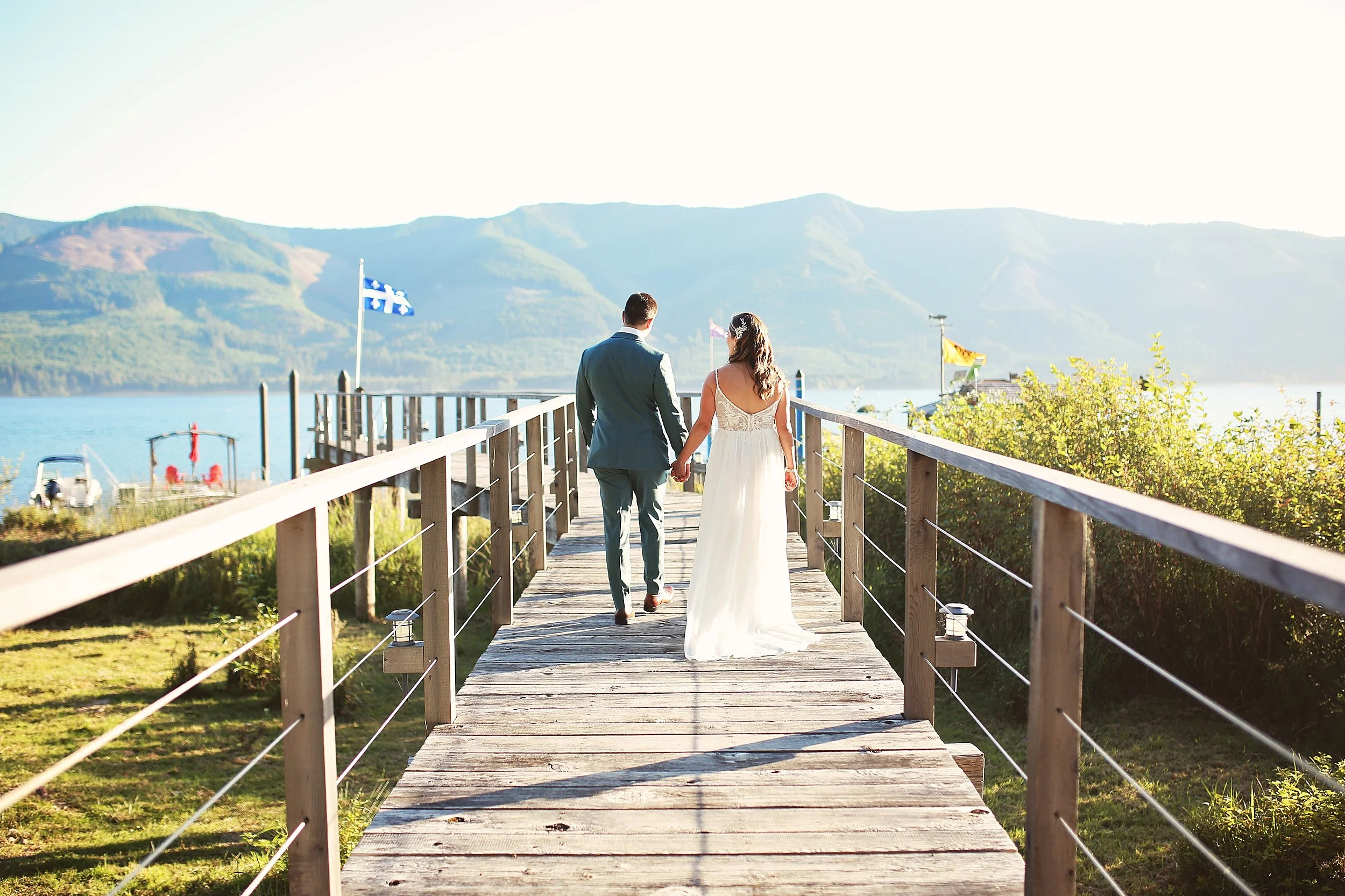 Intimate Lake Cowichan Backyard Wedding | Youbou, Vancouver Island, British Columbia | Cowichan Valley Wedding Photographer