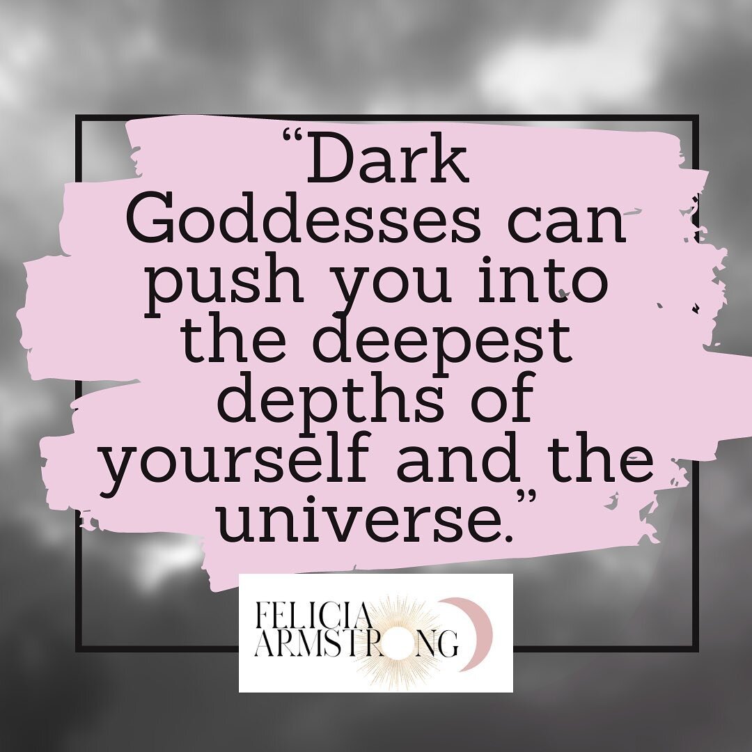 Throughout history, deities that work with the darker aspects of life, have been largely misunderstood. Though not for the faint of heart, these energies can teach us about the deeper meanings of life and the universe. 

Join @felicia.s.armstrong on 