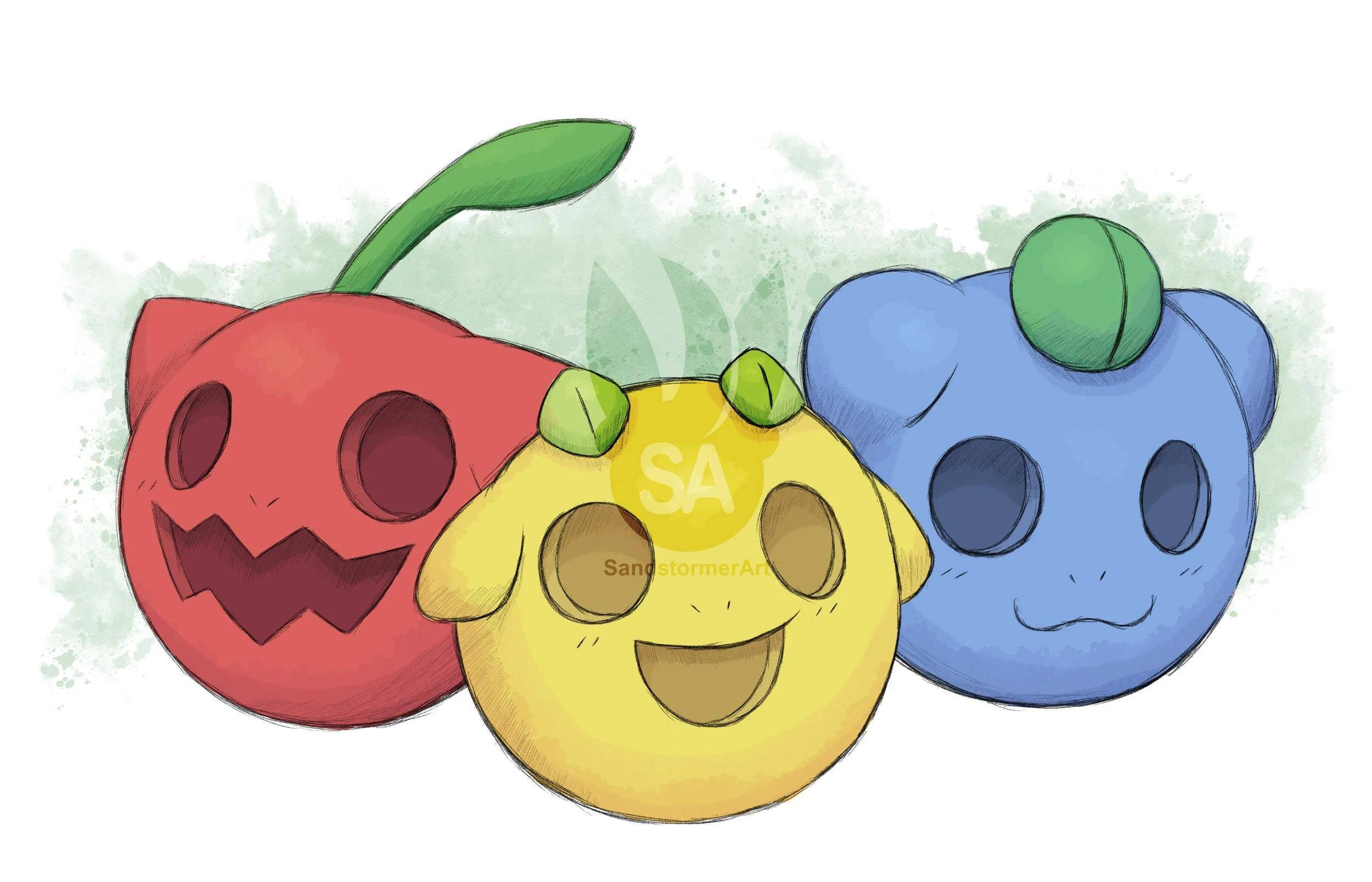 Monrades & Draheria: Drakky Fruit. Character and Creature Design.