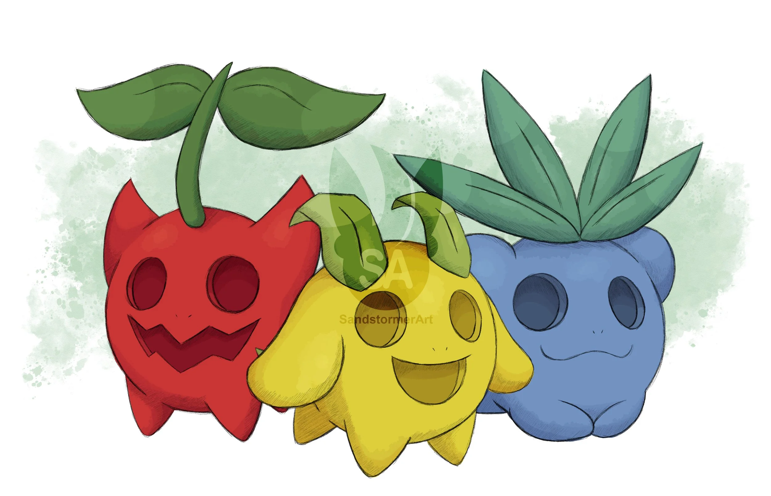 Monrades & Draheria: Drakky Fruit. Character and Creature Design.