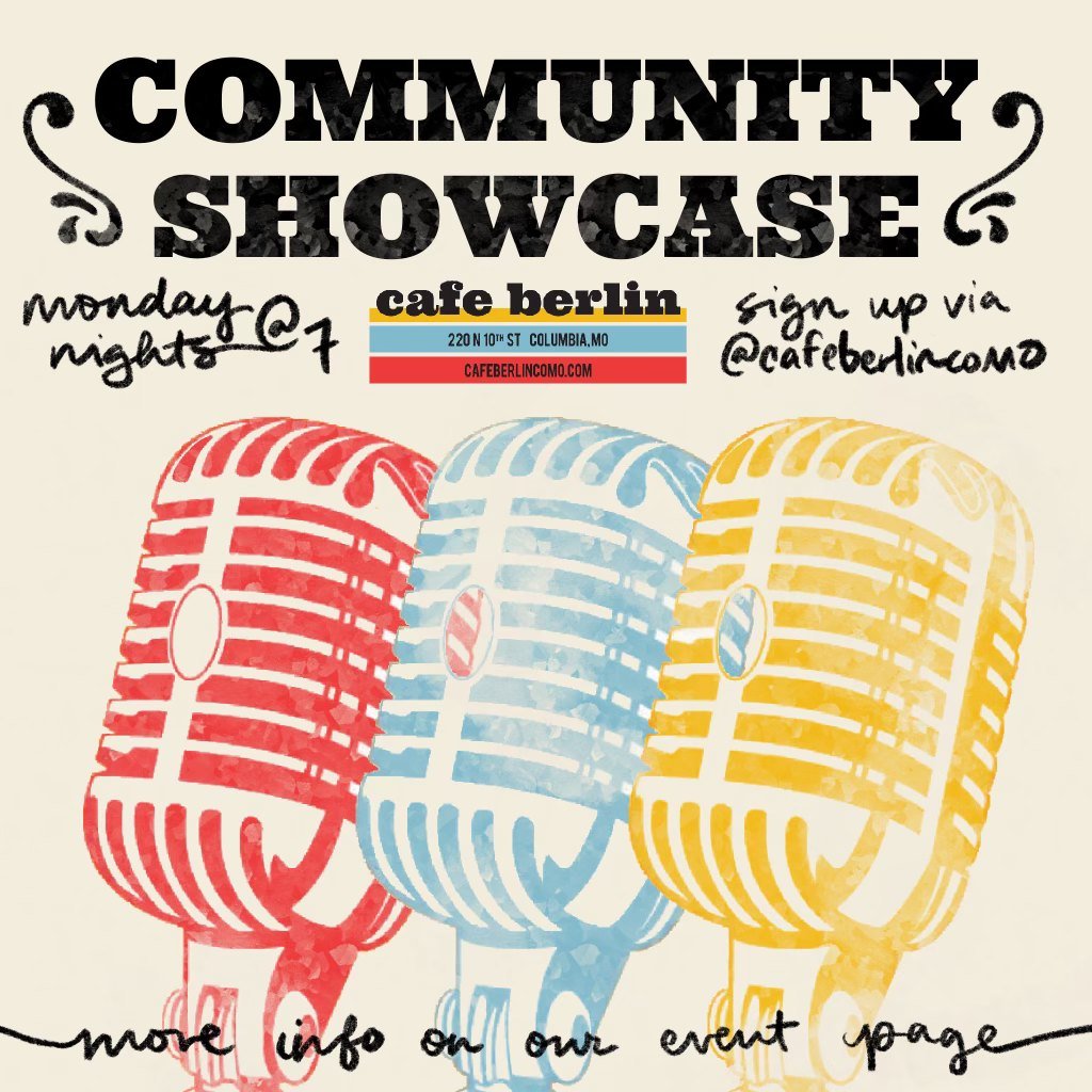 Community Showcase "Open Mic" Cafe Berlin
