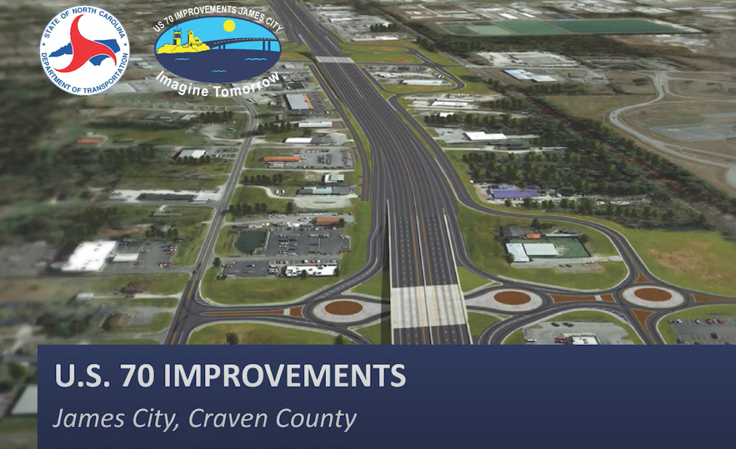 U.S. 70 Improvements in James City: Construction Efforts Update