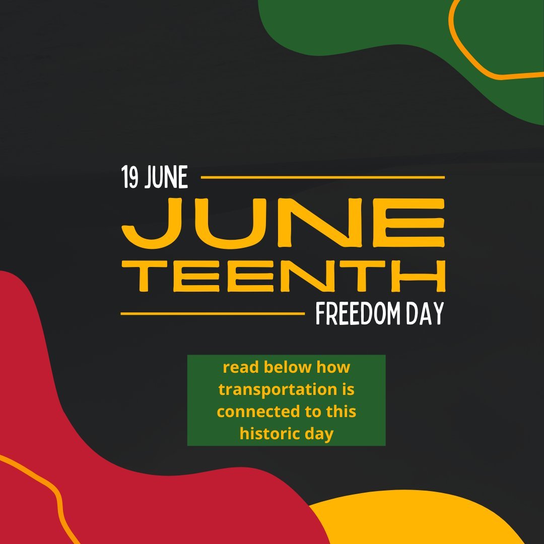 Juneteenth marks the day the final enslaved people in Galveston, Texas were informed of their freedom nearly two years after the Emancipation Proclamation was issued in1863. This was largely due to slow communication stemming from limited transportat