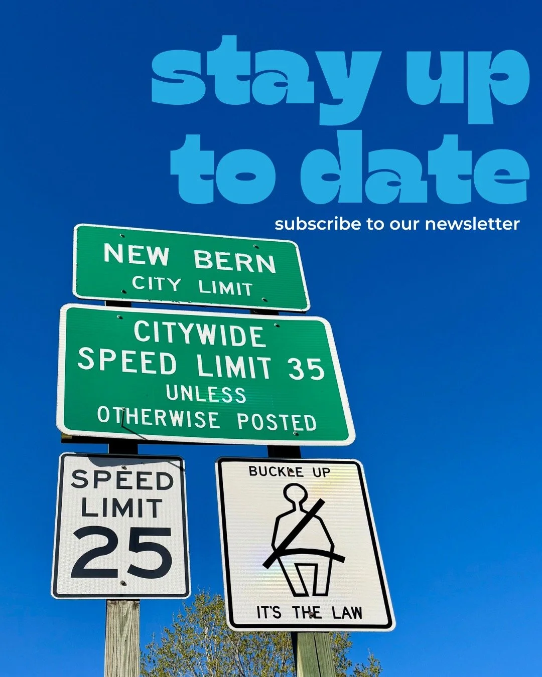 https://www.nbampo.org/newsletter

Click the link to subscribe to our newsletter to stay current on what's coming to our area, provide feedback and recap all the progress happening on our current projects. 

#NewBernAreaMPO #Newsletter