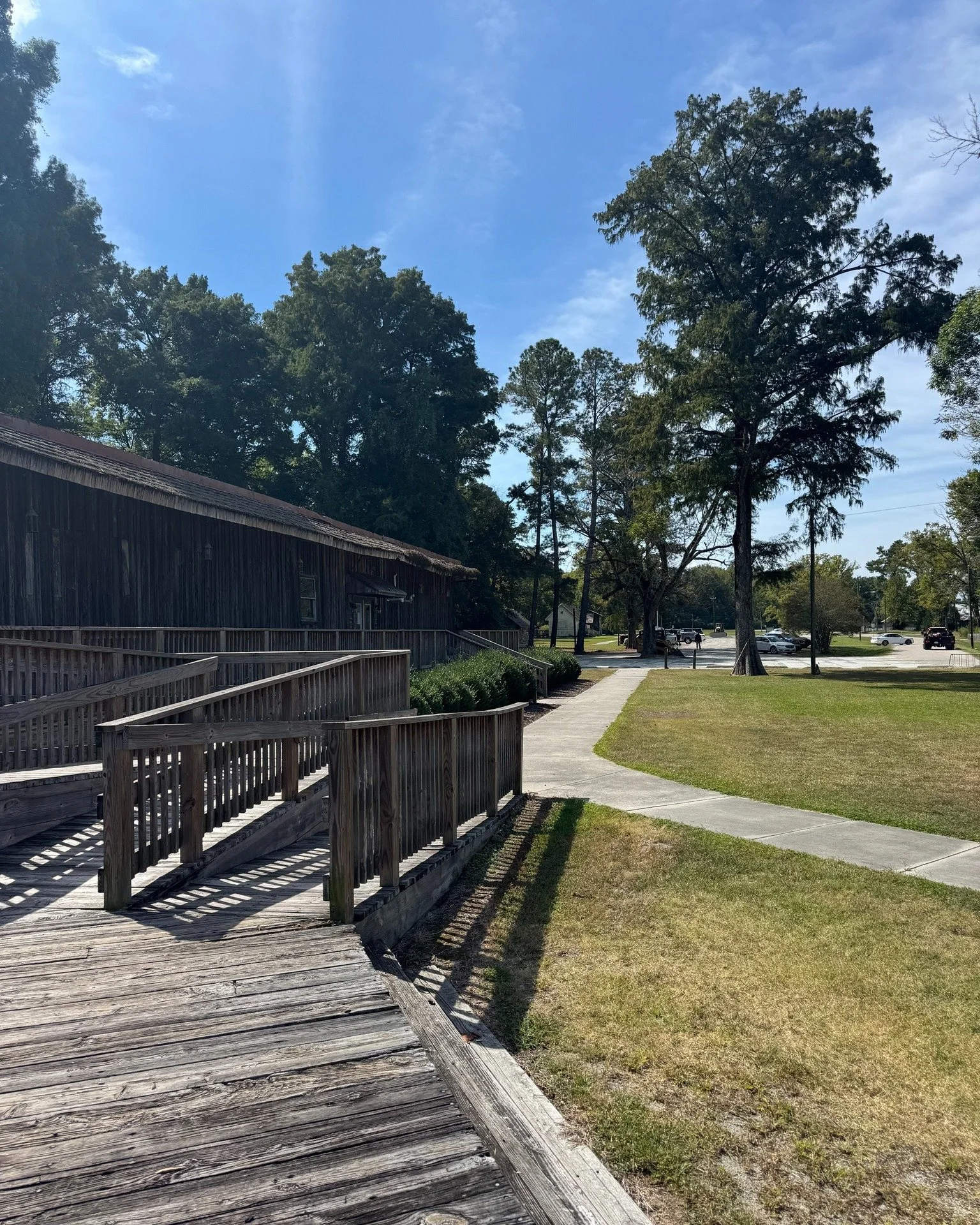 On Wednesday, we traveled to Williamston as part of the Highway 17/64 Association.  On our journey, we got to see some of the areas transportation improvements in action along the 17 corridor. The meeting venue was located at Moratoc Park which has a