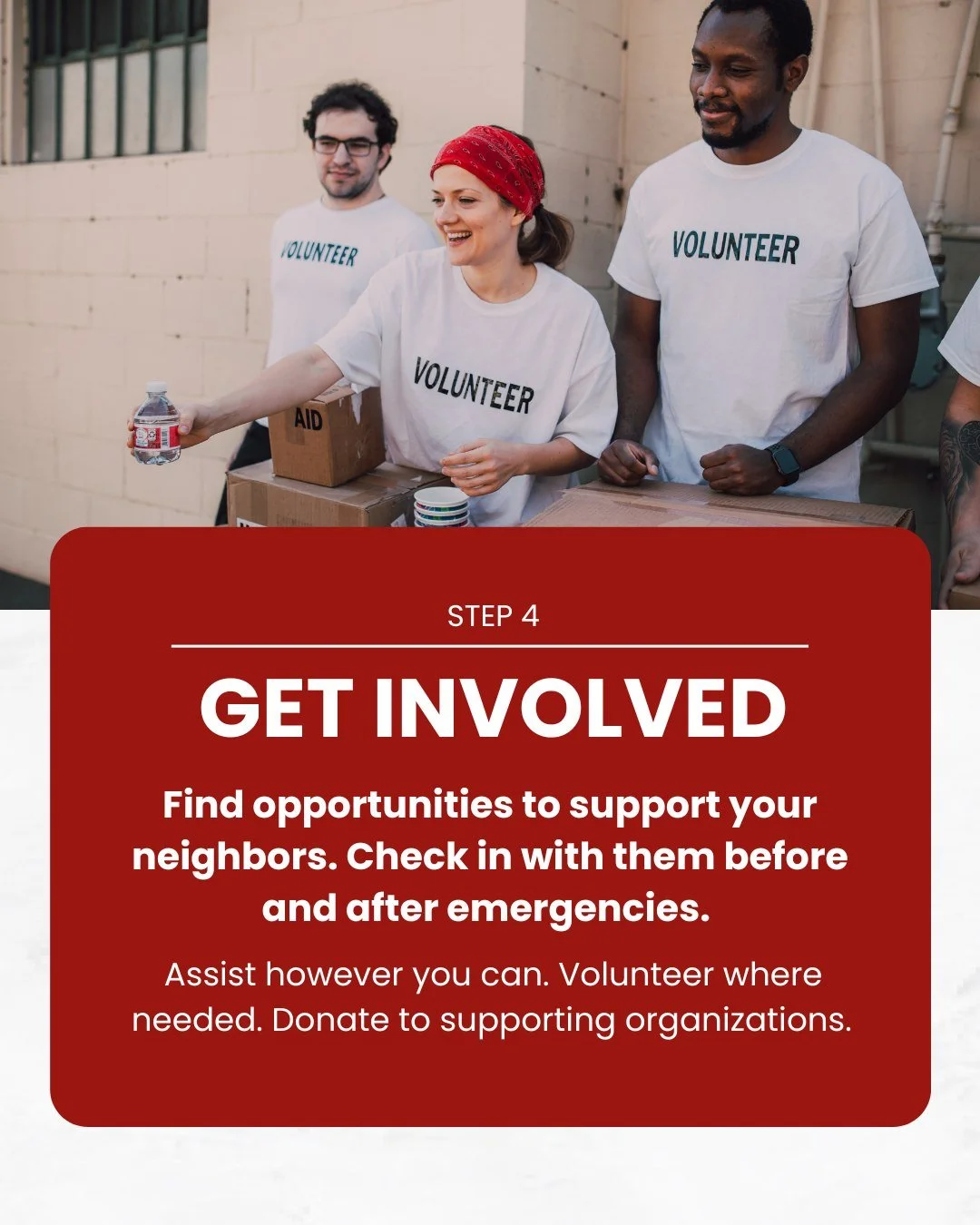 Today is National Preparedness Day. All September we have showed how you can be prepared for an emergency situation. Now that you are prepared, help others by joining a Community Emergency Response Team program or get trained on basic disaster respon