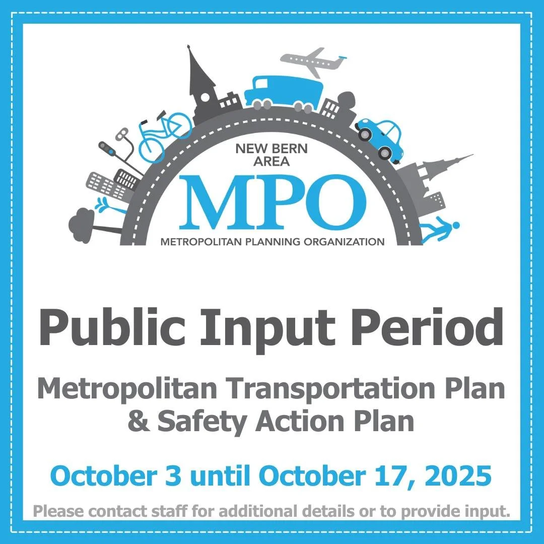The Metropolitan Transportation Plan (MTP) is a blueprint for future transportation in the New Bern Metropolitan Planning Area. It is a long-range planning document that summarizes existing conditions, evaluates future growth, recommends investment i
