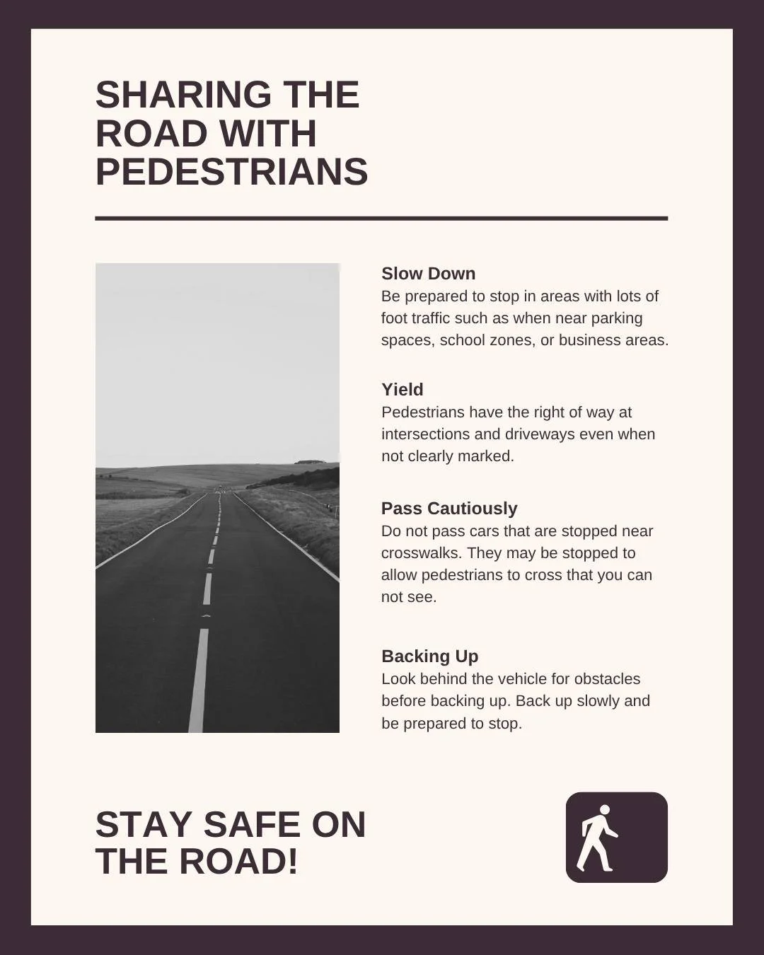 As the weather warms up, we wanted to remind you to be extra aware of increased pedestrian traffic around town. Let everyone enjoy the weather, and arrive alive by doing your part as a respectful driver and cautious pedestrian. 

#NewBernAreaMPO #Saf