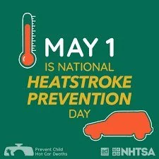 May 1 is National Heatstroke Prevention Day! It only takes minutes for a car to turn dangerous. Never leave kids or pets in a parked car unattended. Heatstroke is preventable, awareness saves lives. 

#NewBernAreaMPO #HeatstrokePreventionDay2026