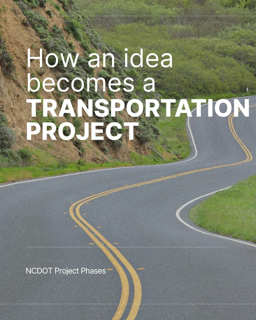 Many of you may be unfamiliar with the timeline of how a transportation project comes to life. It often takes a long time to see the idea become a finished project, usually years. If you want to see the transportation network in the New Bern Area imp