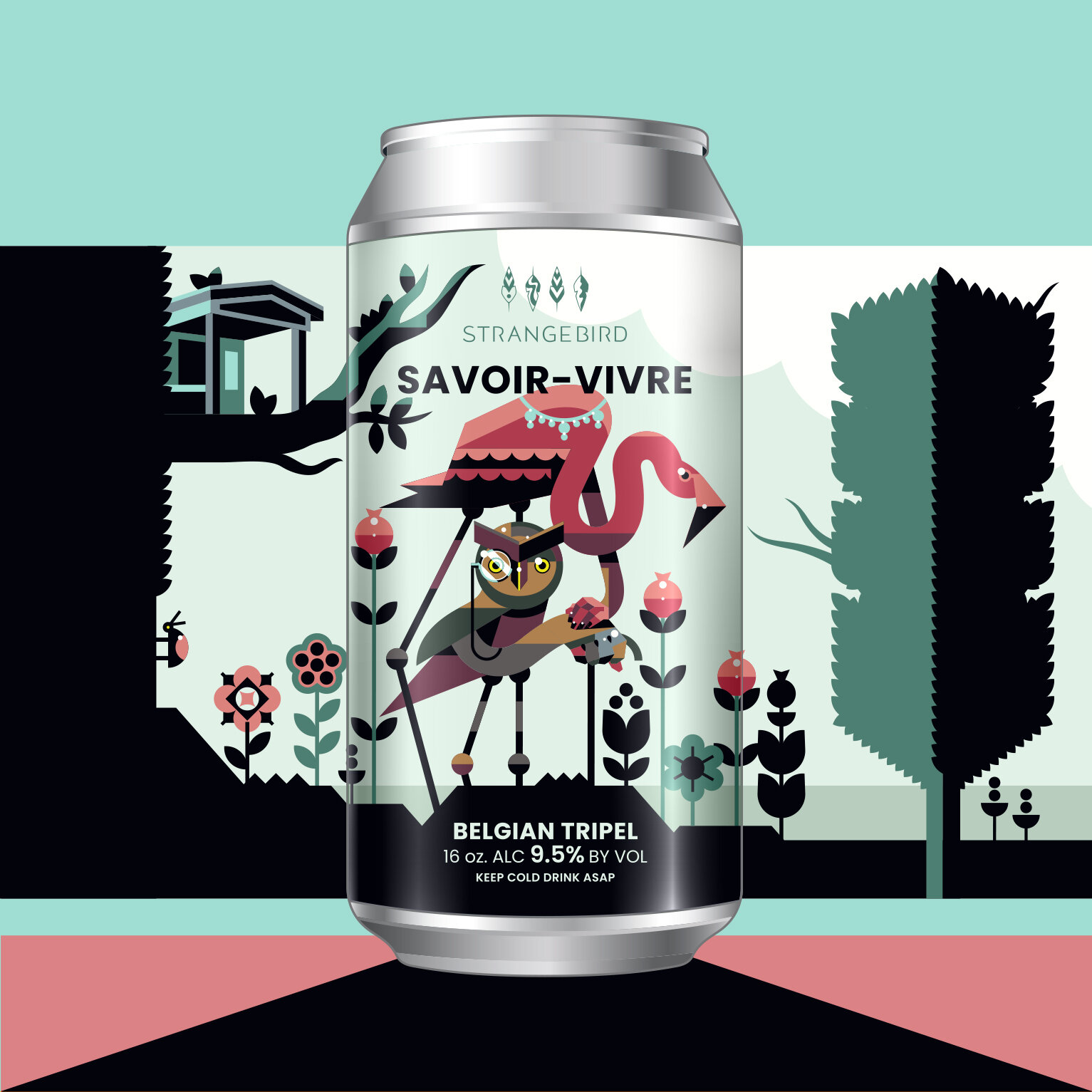 💥Can Release💥 Savoir-Vivre 10&deg;, is now available in 4-packs of 16 oz cans to-go. It's also available on draft at Strangebird.

Savoir-Vivre 10&deg; (9.5%) is a Belgian Tripel. It has a complex, mildly spicy flavor, with notes of clove, honey, b