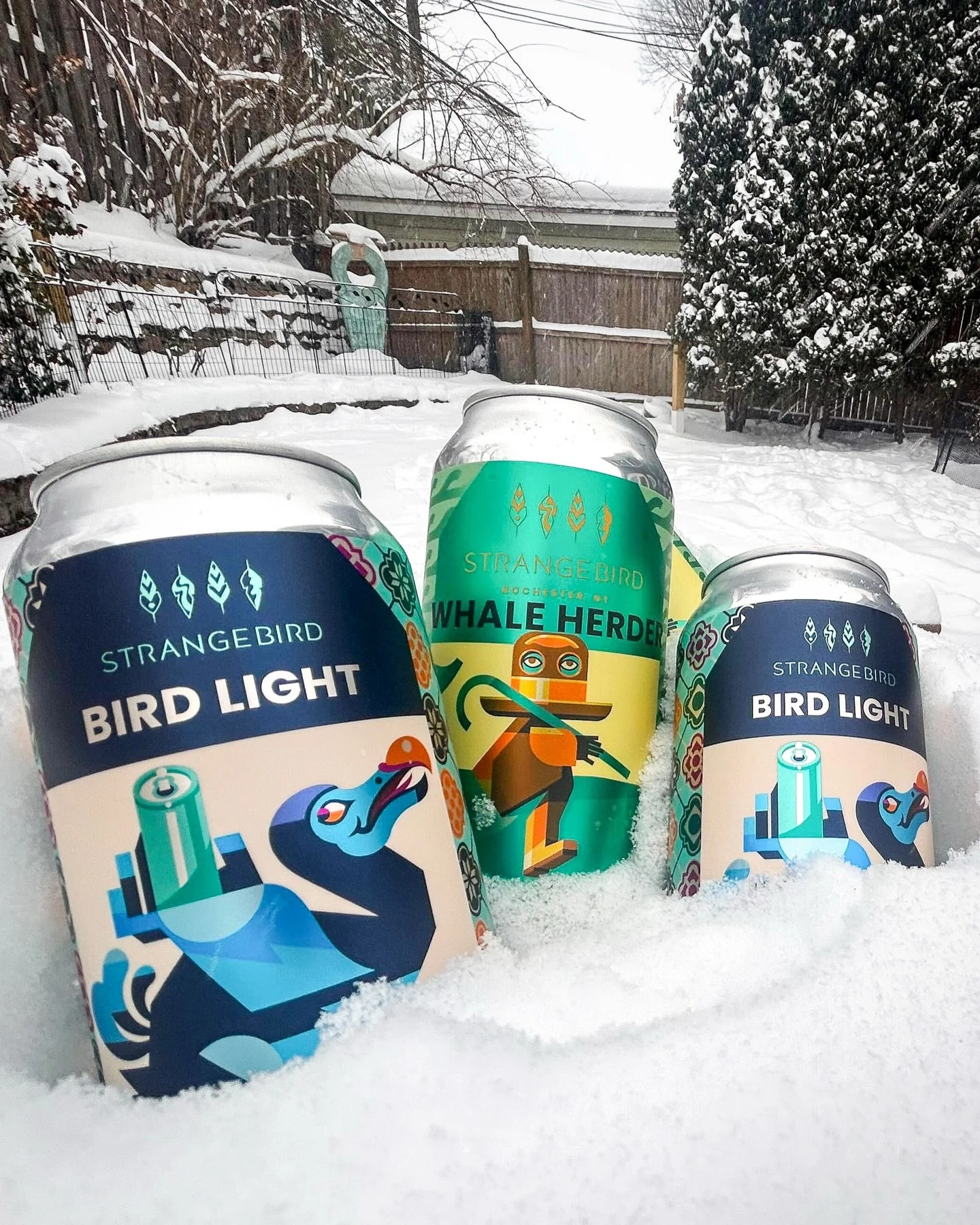 Later snow.

Thanks for keeping the beers icy, but we need some time apart.✌️

📸 @strangebeard