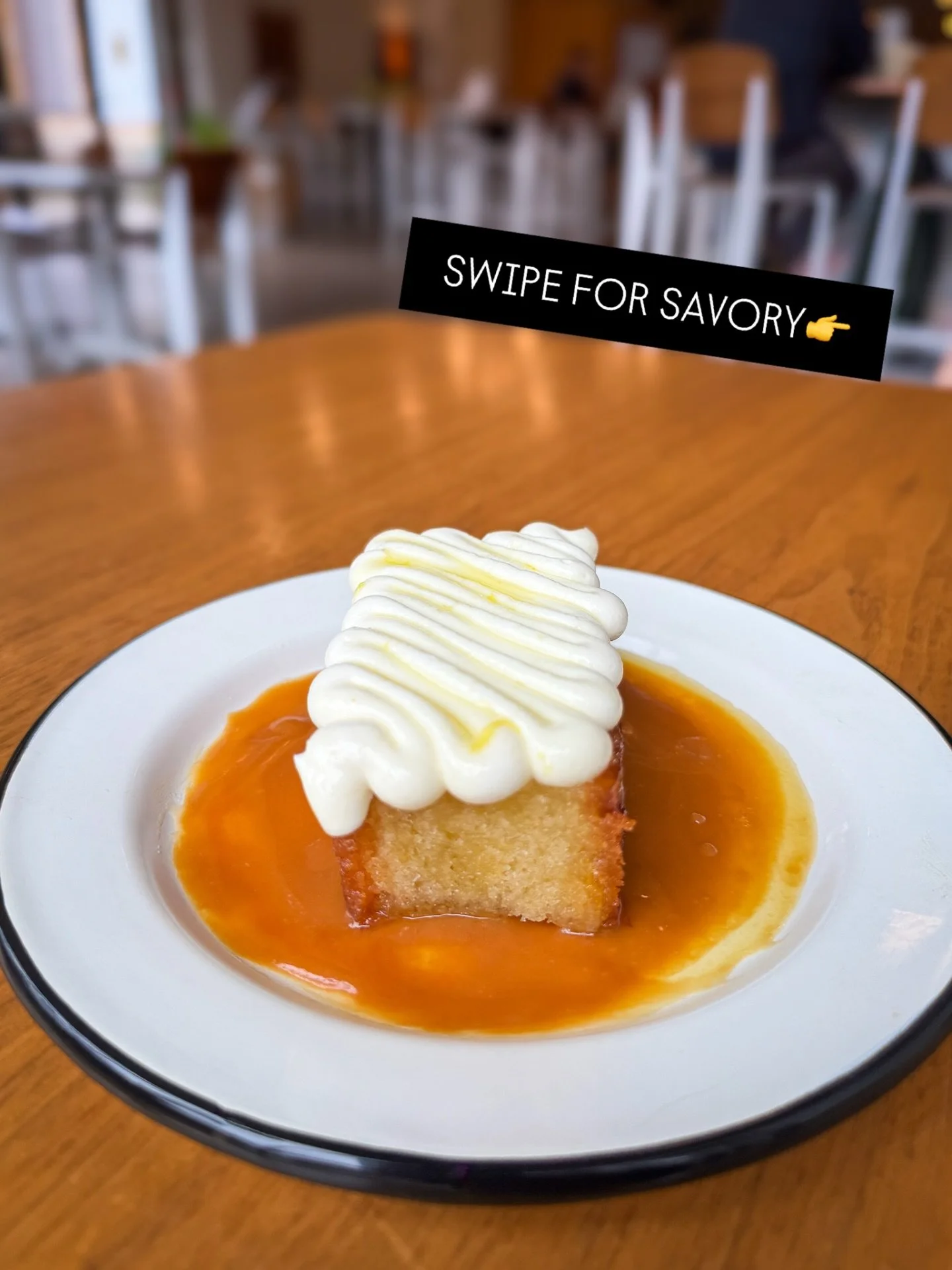 Ya know what - it&rsquo;s been a week. We&rsquo;re encouraging dessert first.😅

Here are some specials we can&rsquo;t get enough of:
🍋Lemon Olive Oil Cake is topped with thyme caramel and sweet whipped ricotta.
🔥Our special sandwich is pulled smok