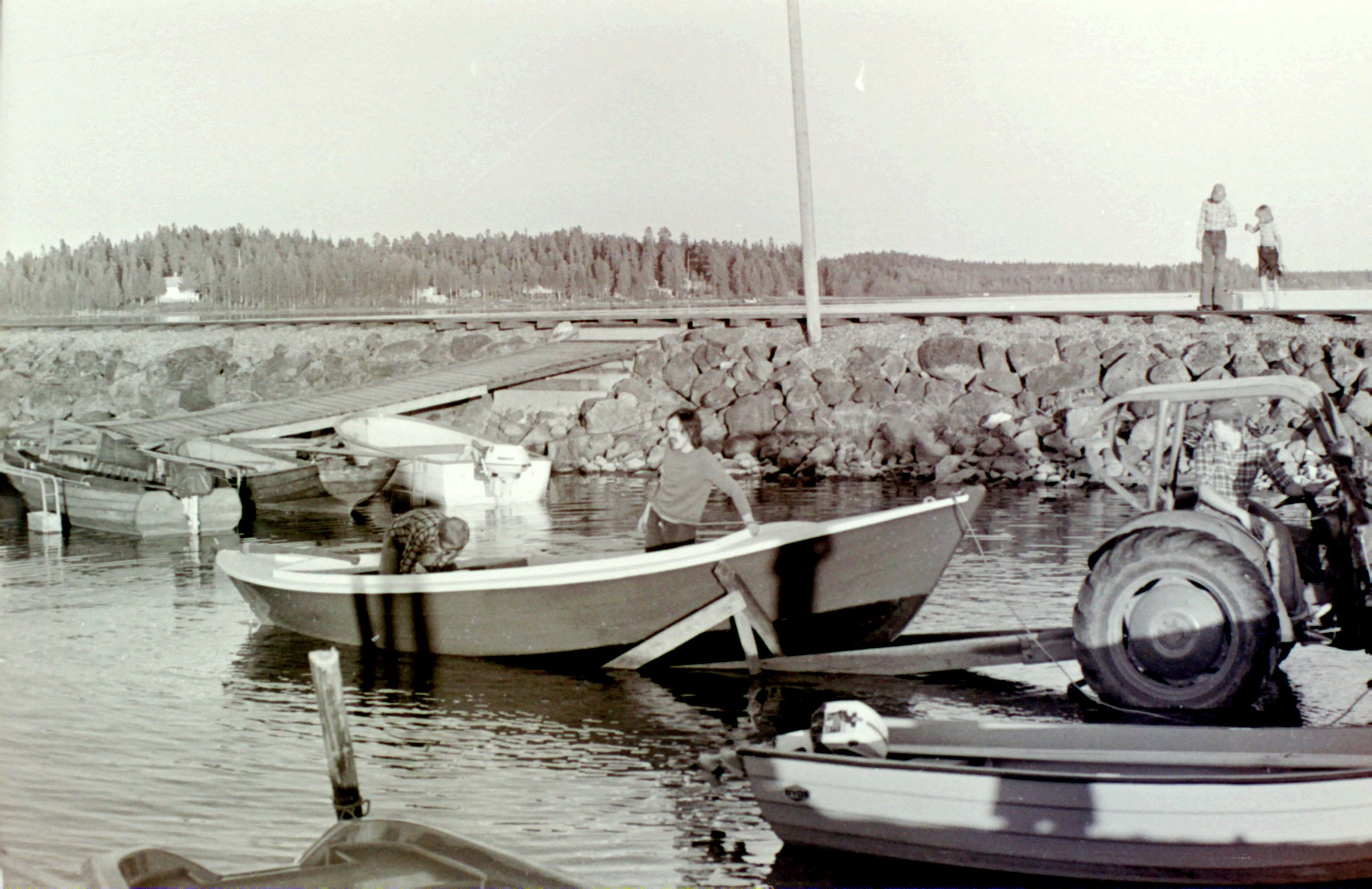 Sösättning av Båt