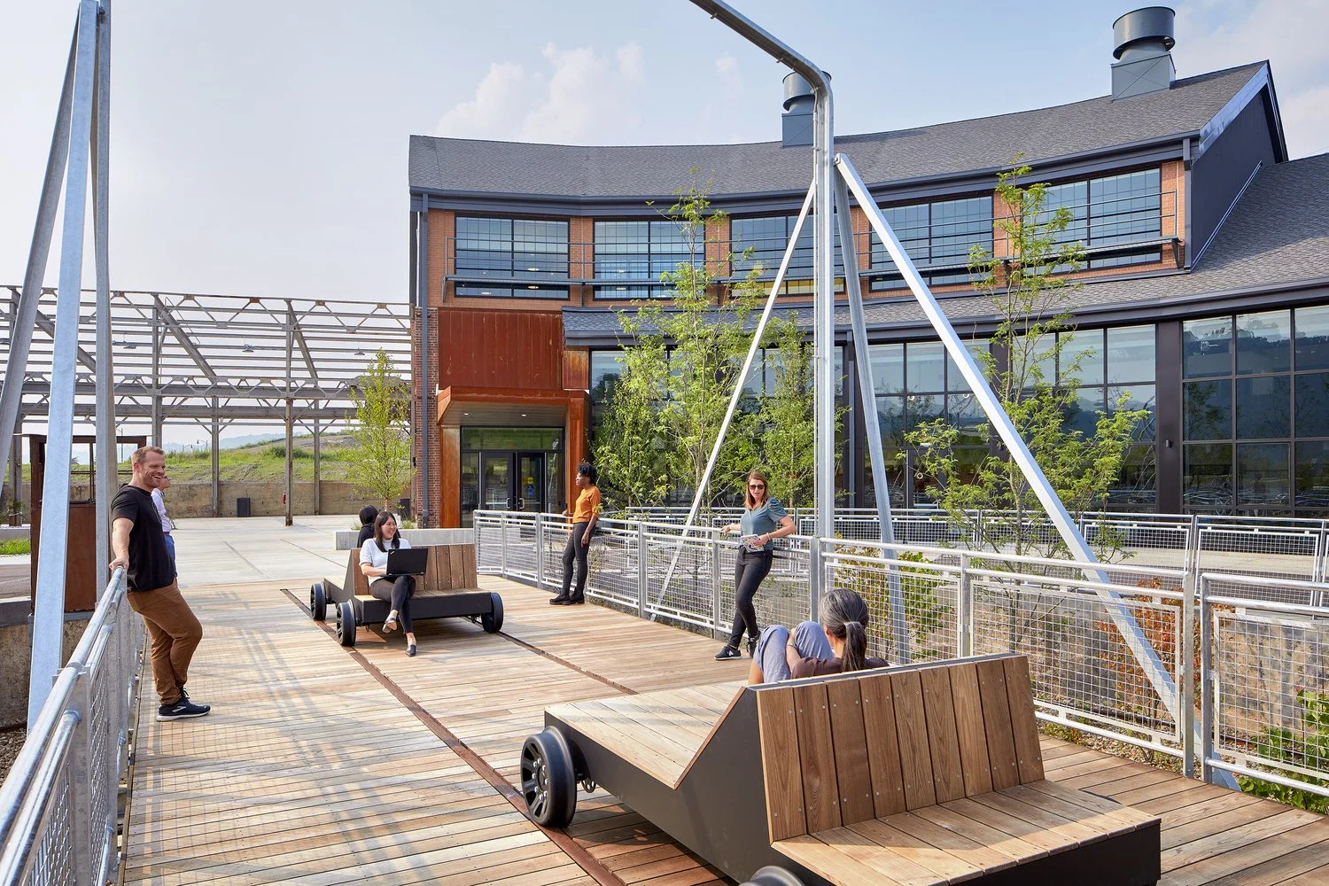 Adaptive reuse of the Roundhouse (credit Ed Massery)