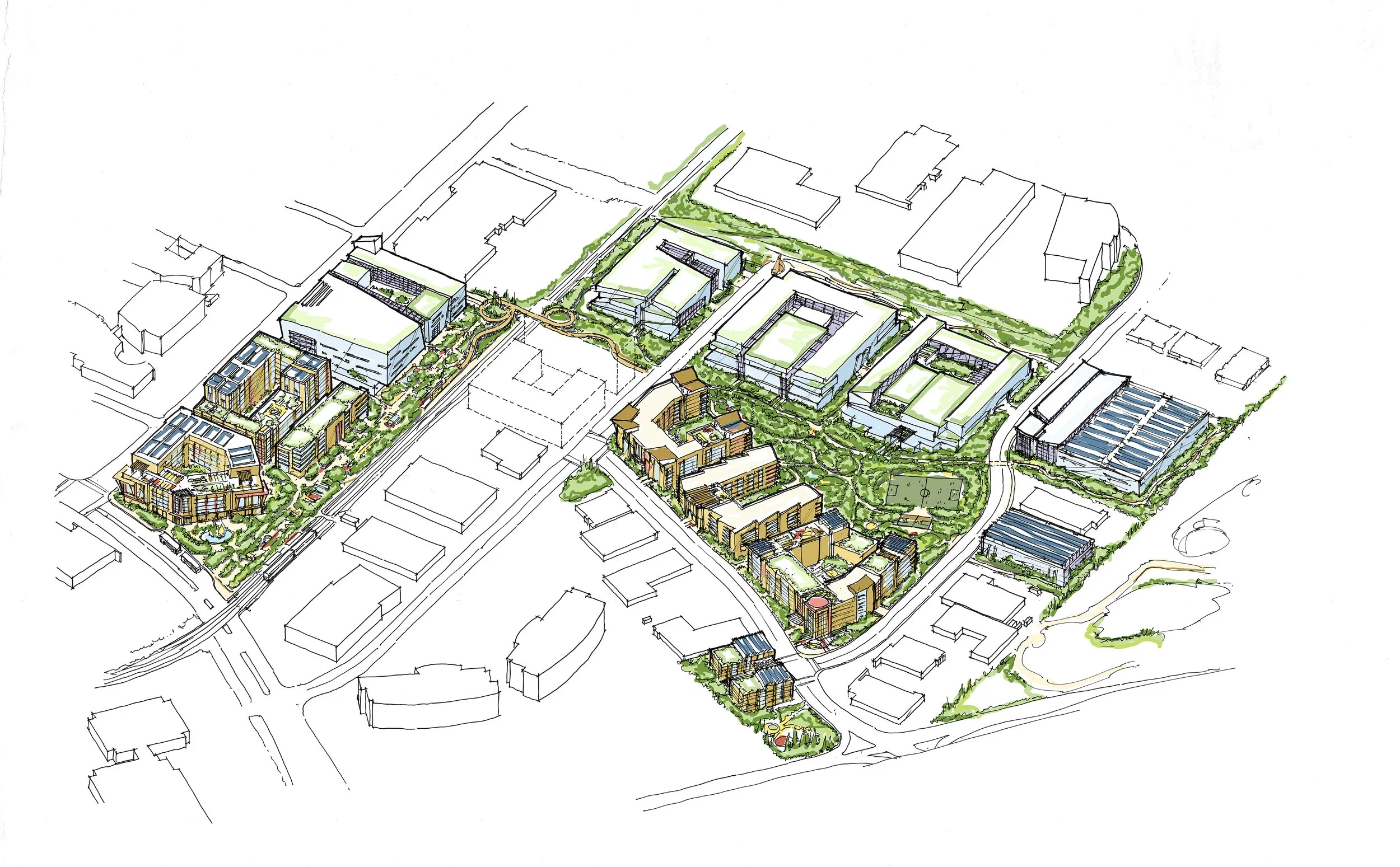 Masterplan illustration by SERA