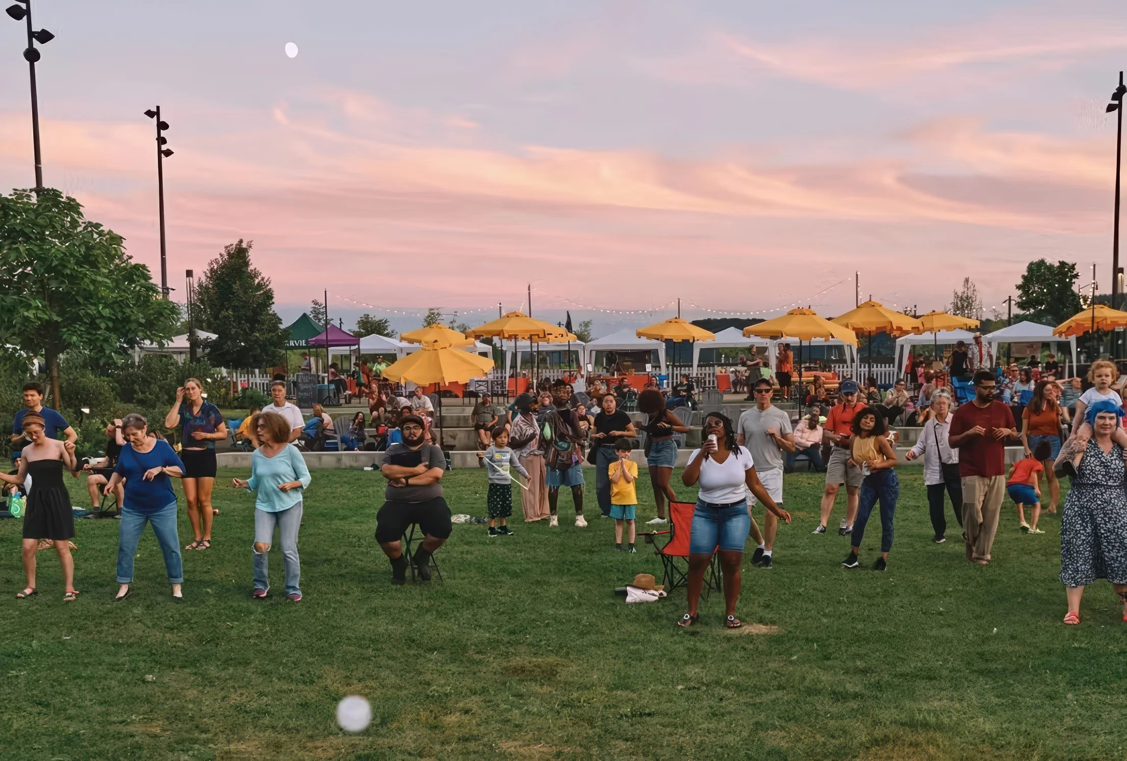 Gatherings at The Plaza (credit Hazelwood Local)