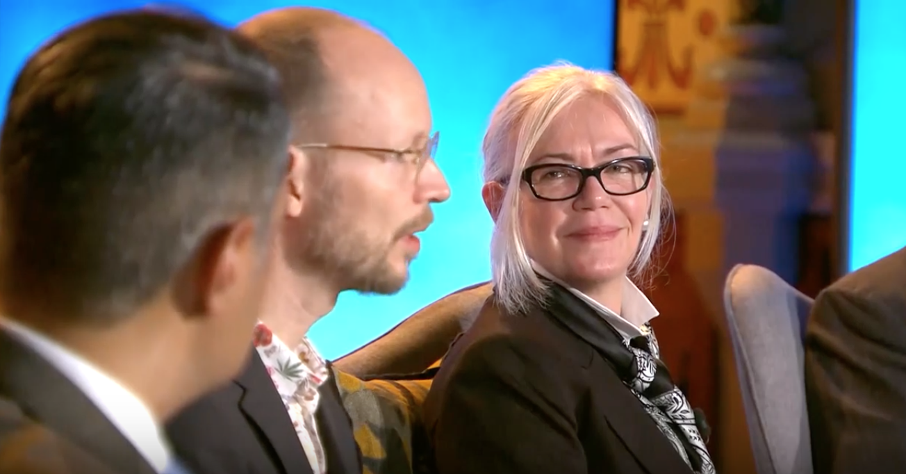 Therese Couture, Director of Treasury with The World Bank on a panel I produced.