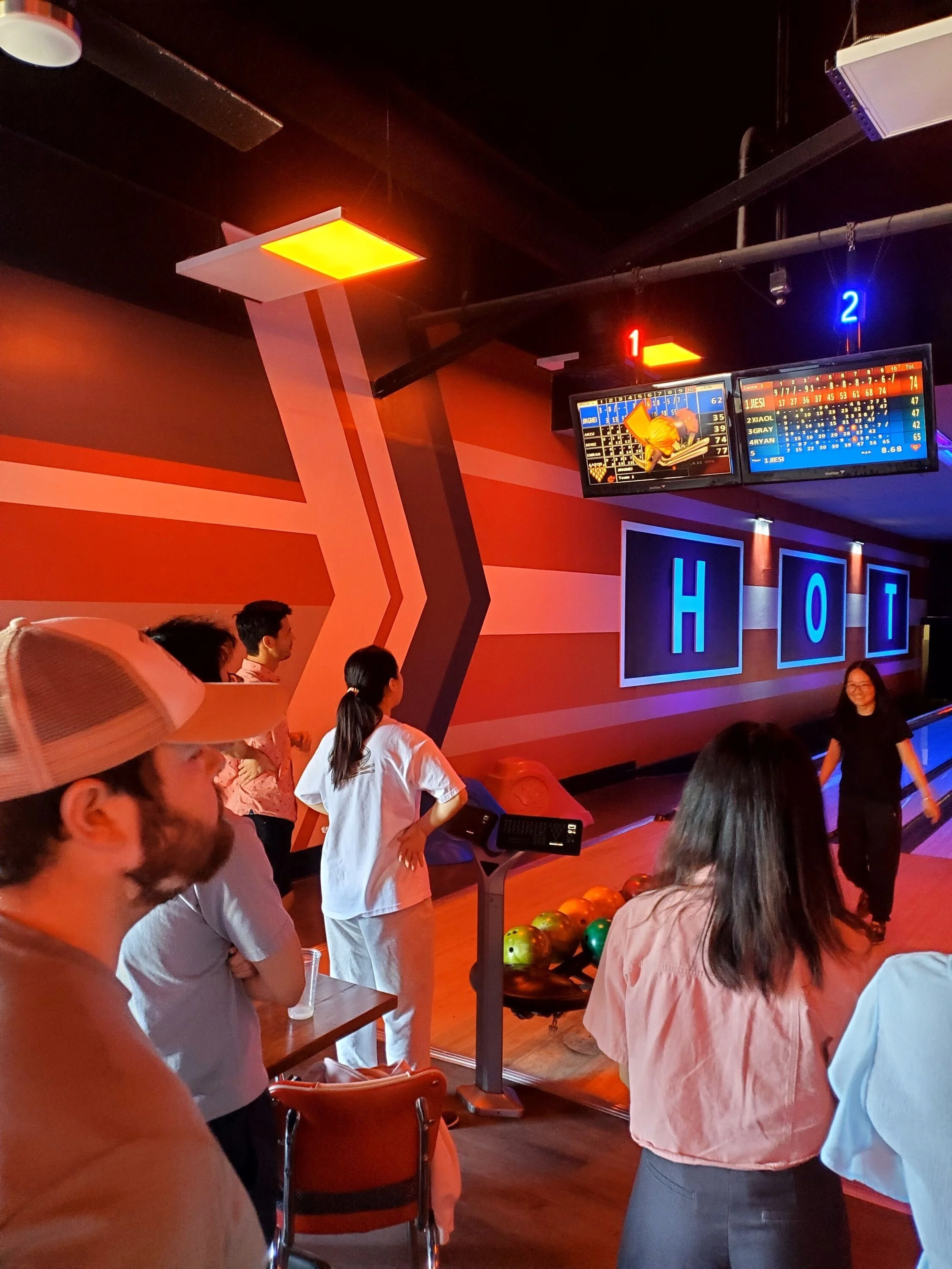 Bowling at Dongheon, Emrah and Zhenjiao's farewell