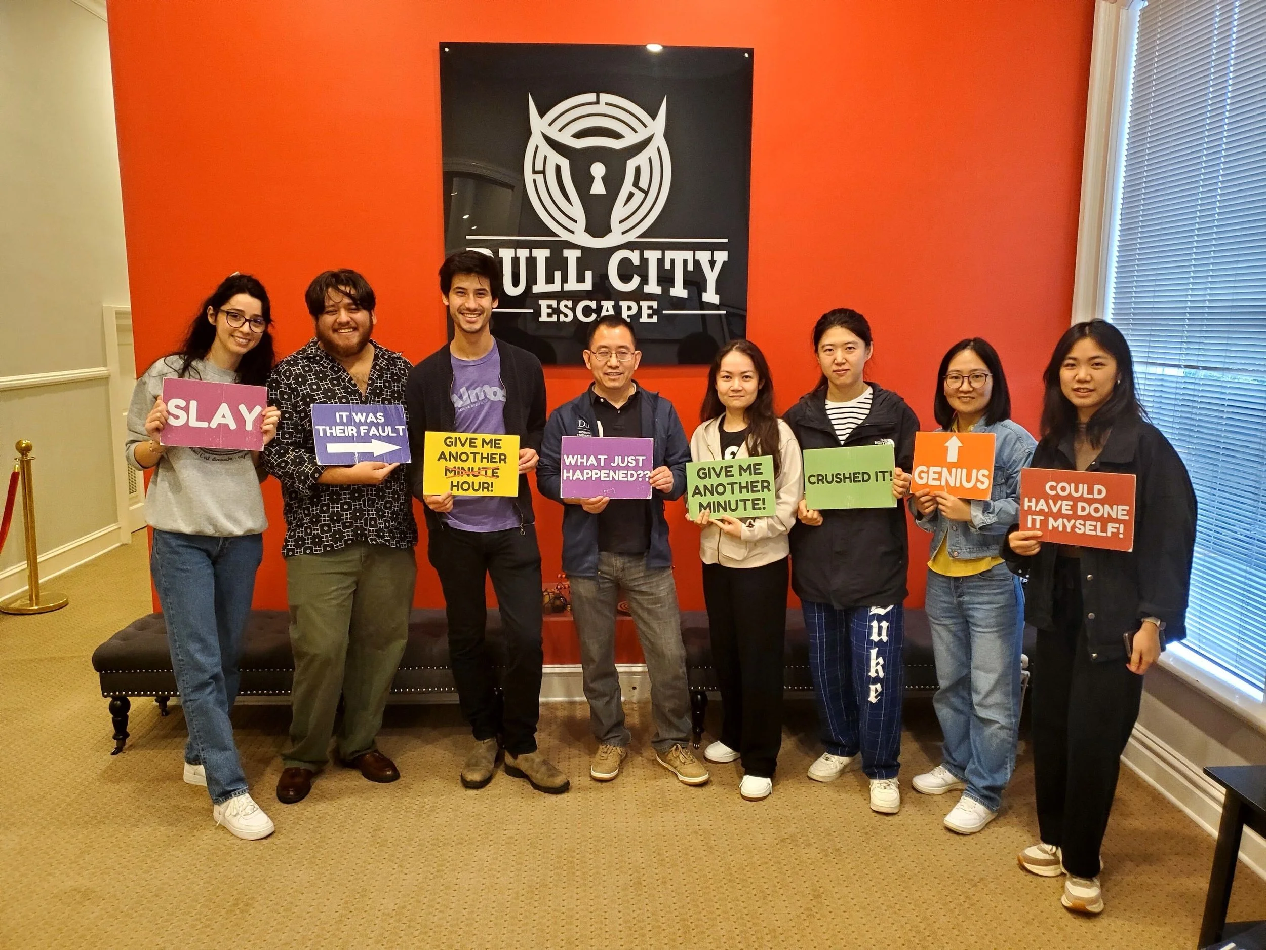 Escape room adventure at Yuanchi's farewell