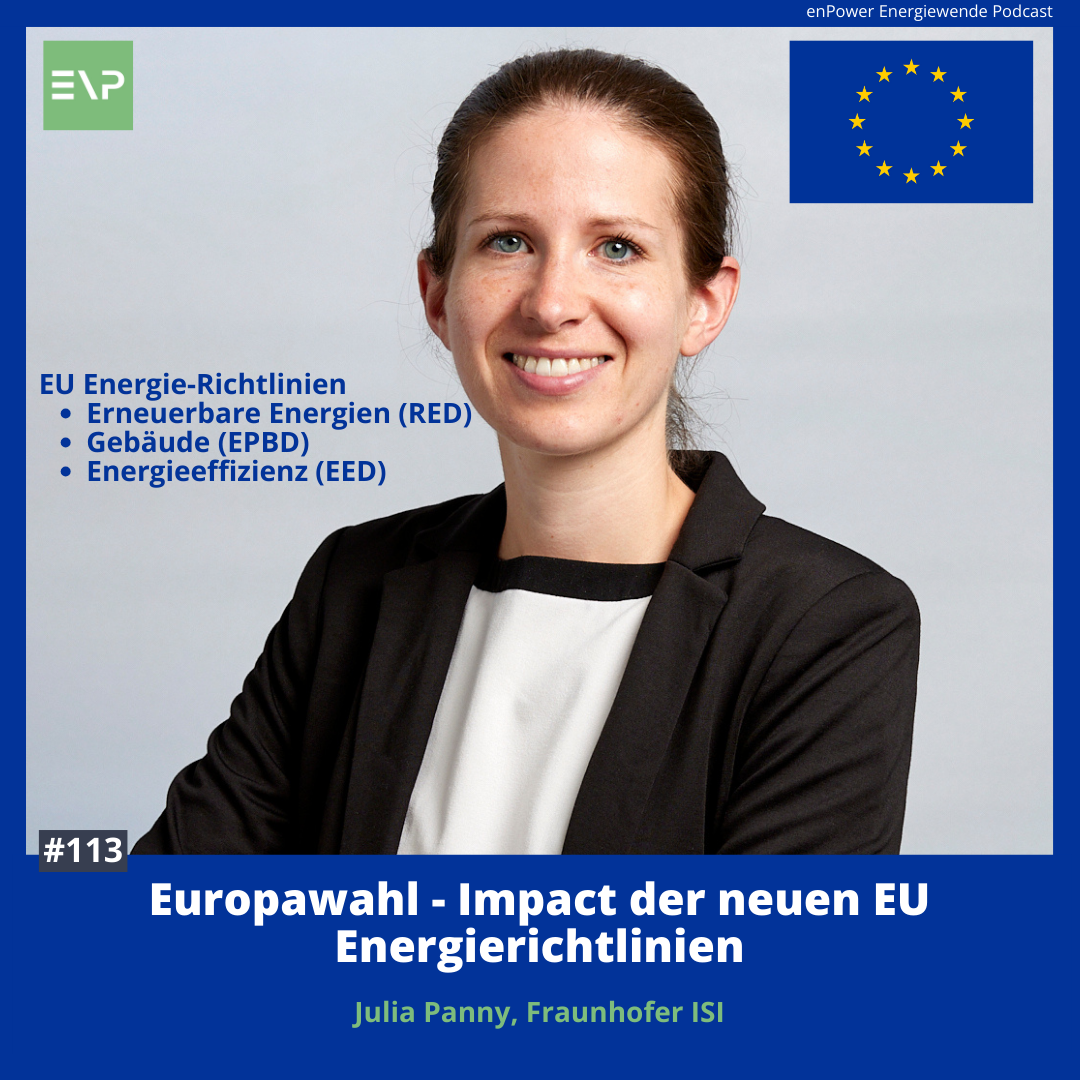 #113 Europawahl - Impact der neuen EU Energierichtlinien (Julia Panny - Fraunhofer ISI)
