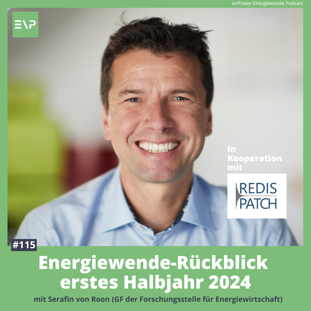 #115 Energiewende-Rückblick erstes Halbjahr 2024 (Serafin von Roon - FfE)