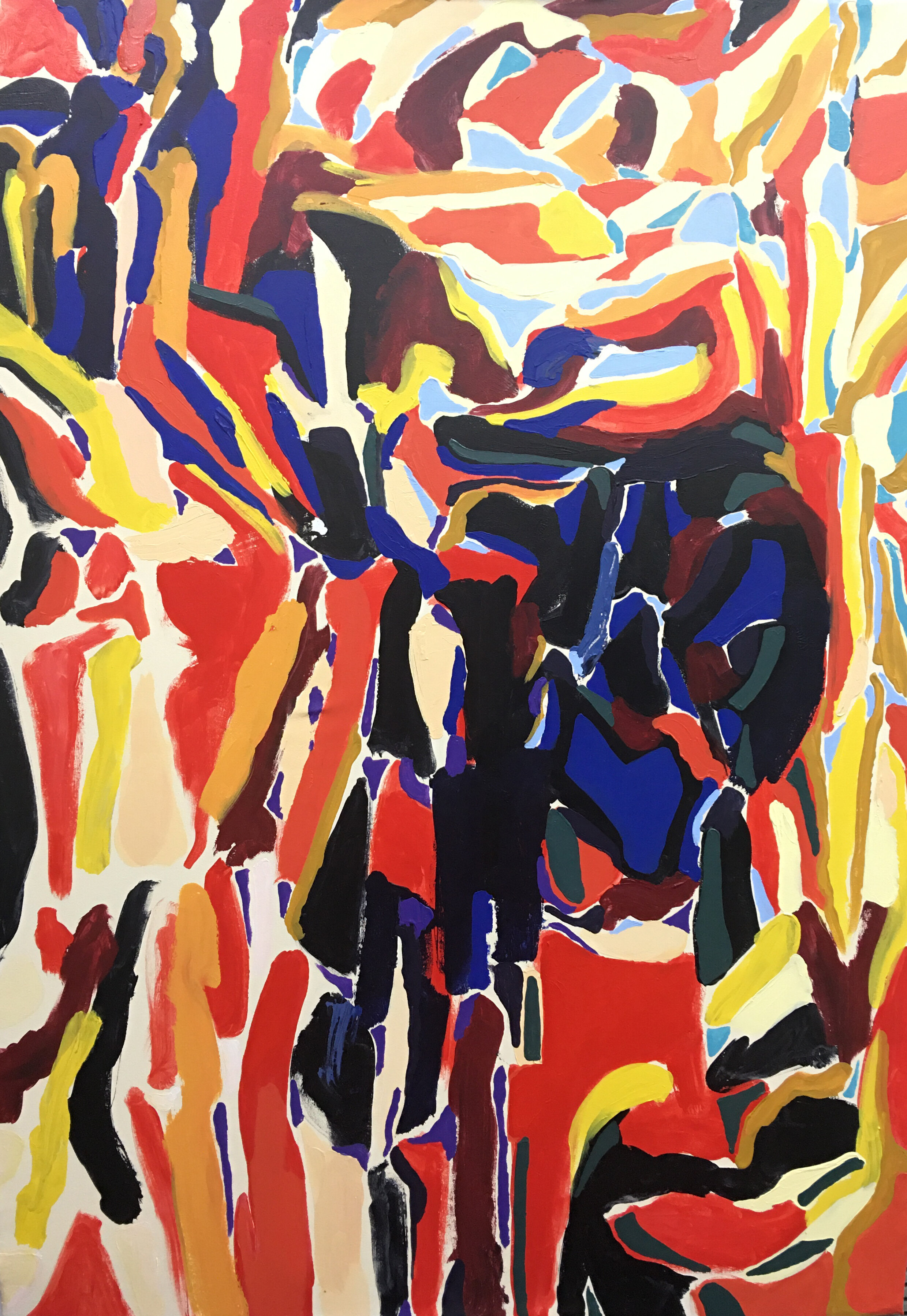 "Safari" acrylic on canvas 33x48 inches