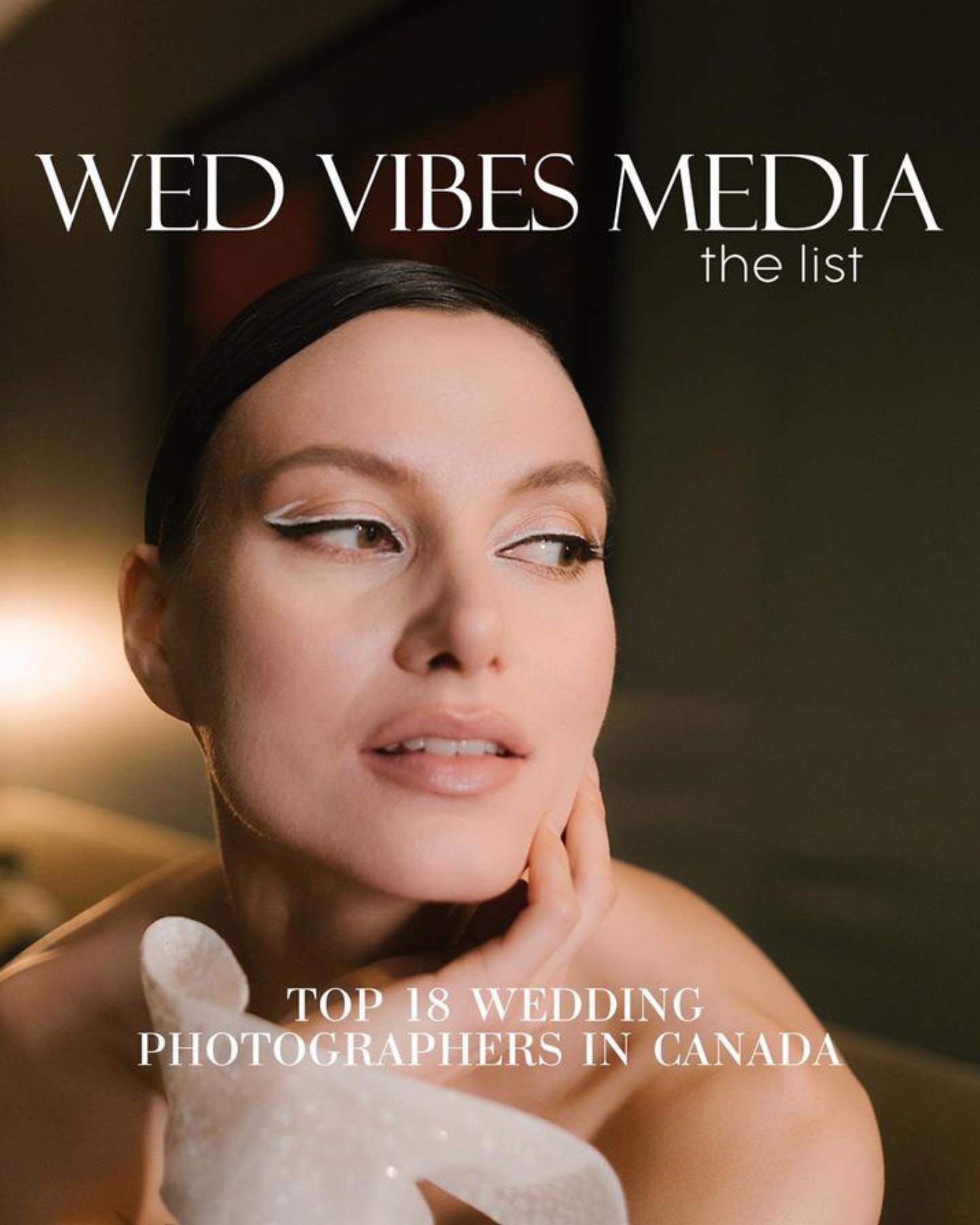 Thrilled to stand alongside incredibly talented artists on the Wed Vibes list, a recognition among the best wedding photographers in Canada. Honored and ready to capture more love stories! Merci @wed_vibes