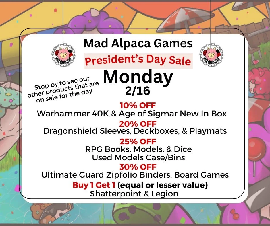 Ooops missed some things.... Come in to see the other warhammer deals we have going on today!!!