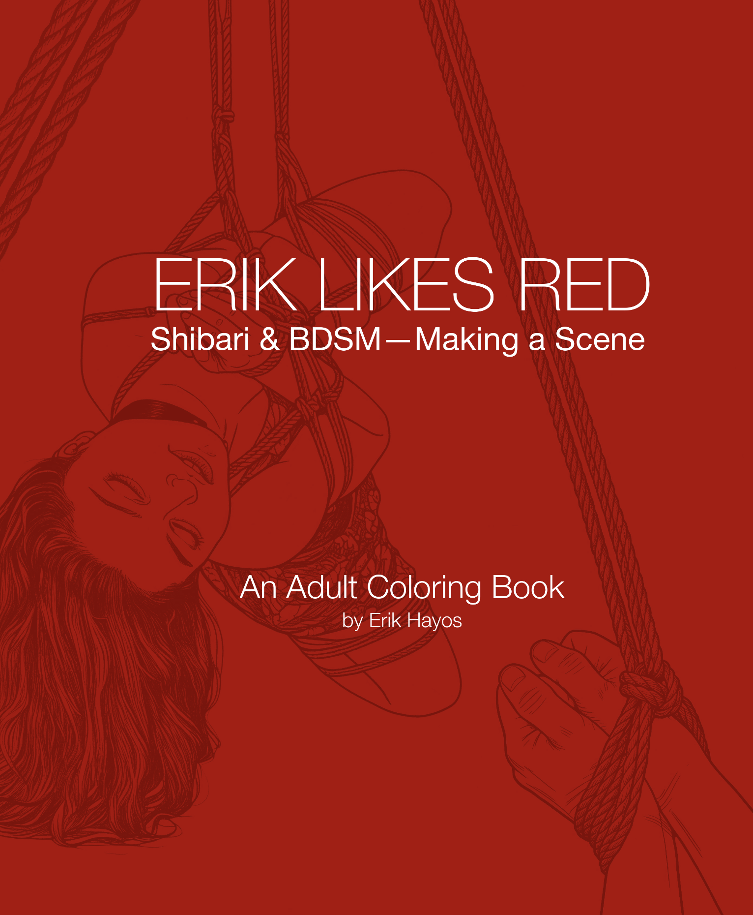 ELR Shibari & BDSM—Making a Scene, Adult Coloring Book