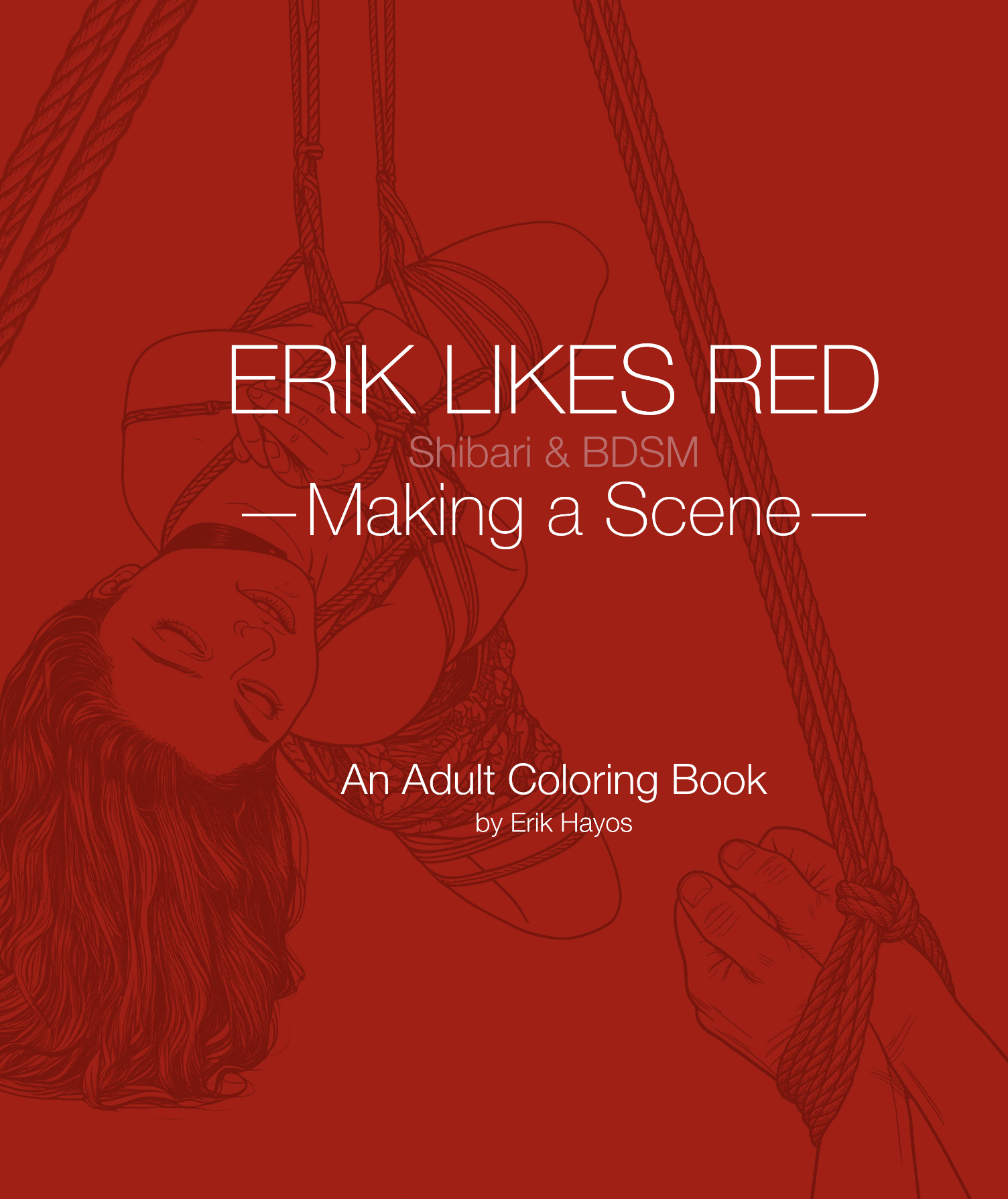 ELR Shibari & BDSM—Making a Scene, Adult Coloring Book