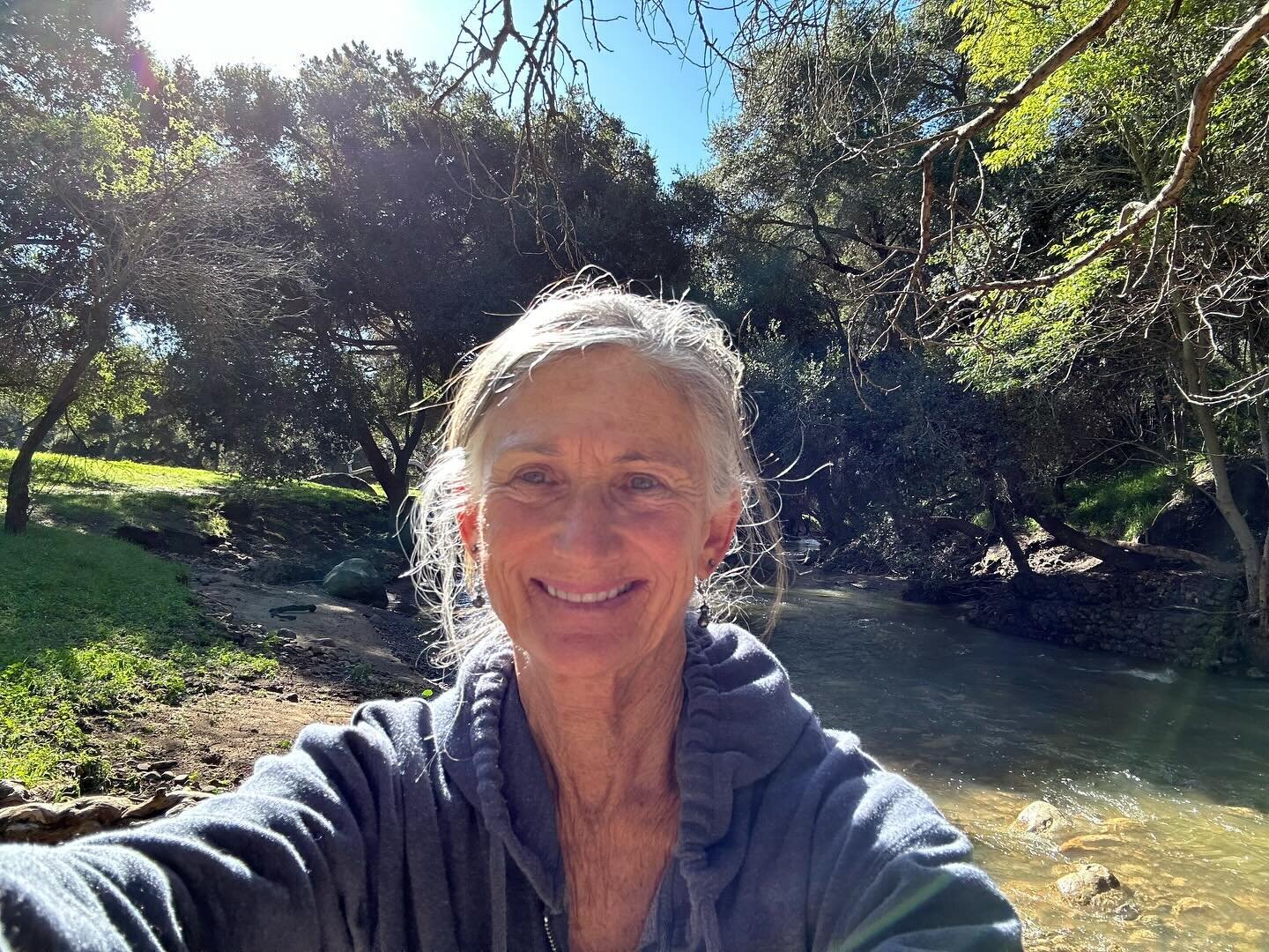 Gratitude galore with the sounds of creeks flowing and lush green ground. I've always wanted to live in a town with a year round creek running through it. I hope you are getting outside and enjoying simple pleasures, perhaps a picnic at the park! 
#g