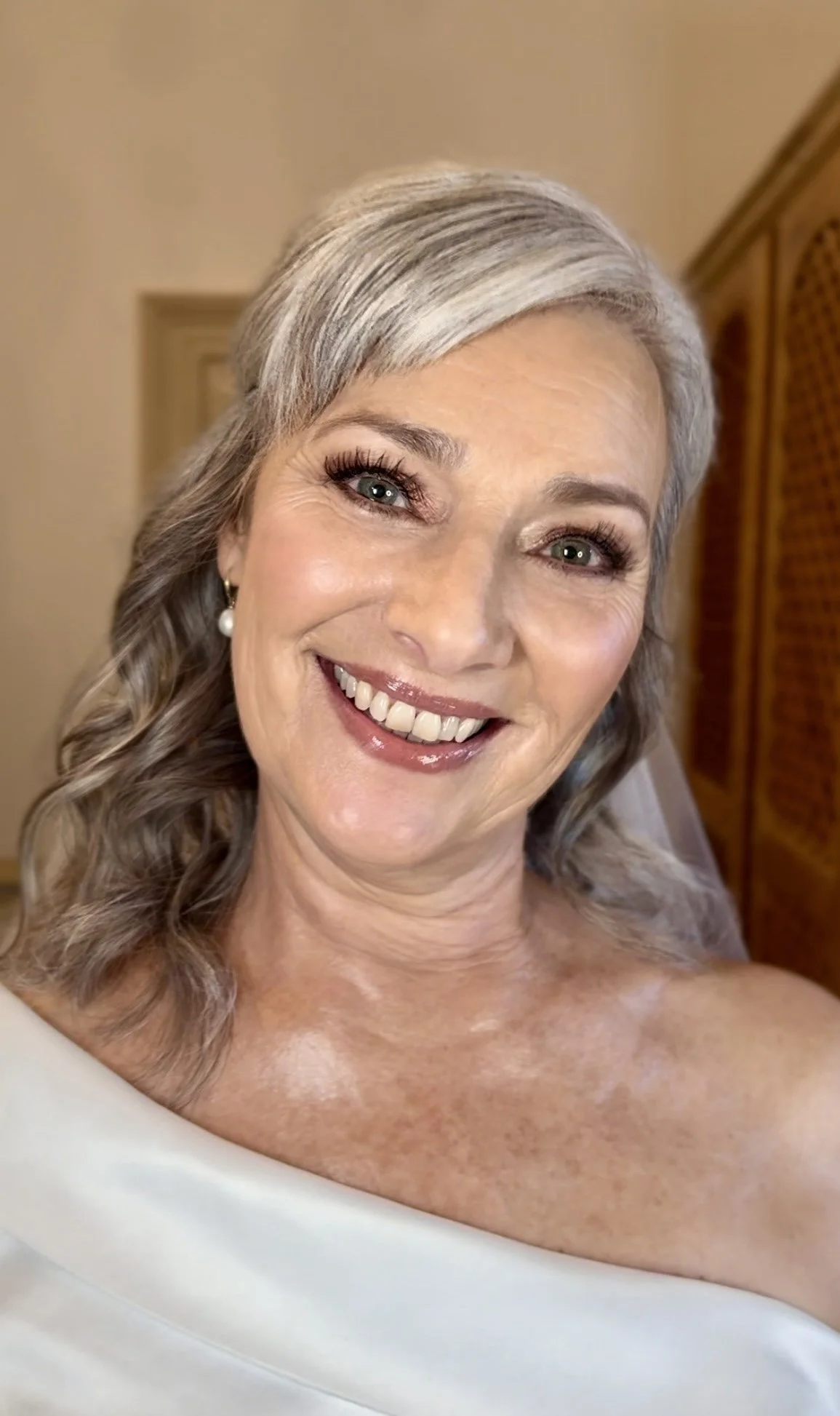 Glowing Bridal Makeup for Mature Skin