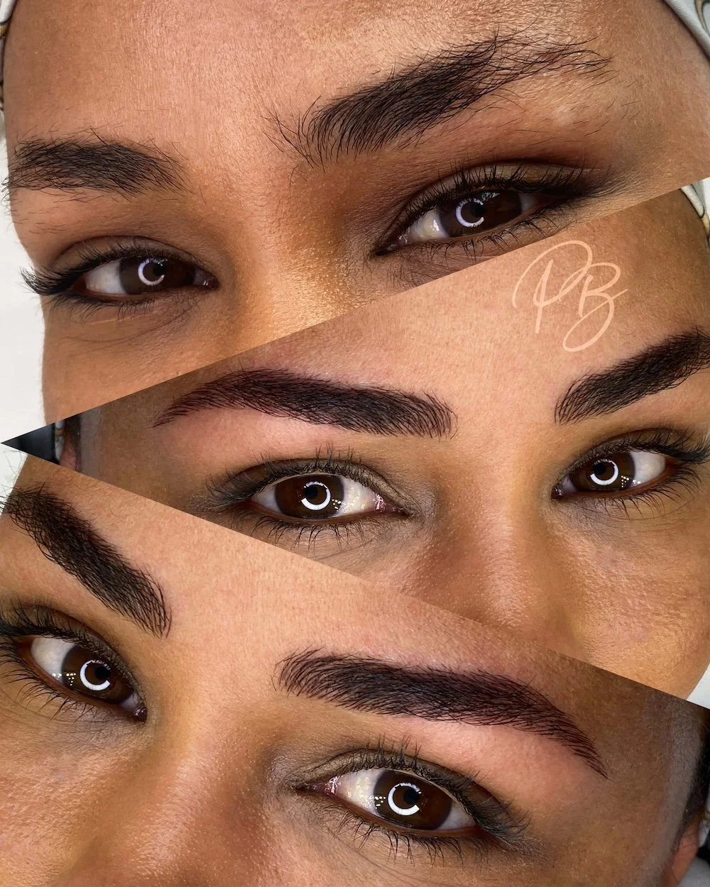 Natural-Looking Dense and Defined Eyebrows with Brow Tattoo