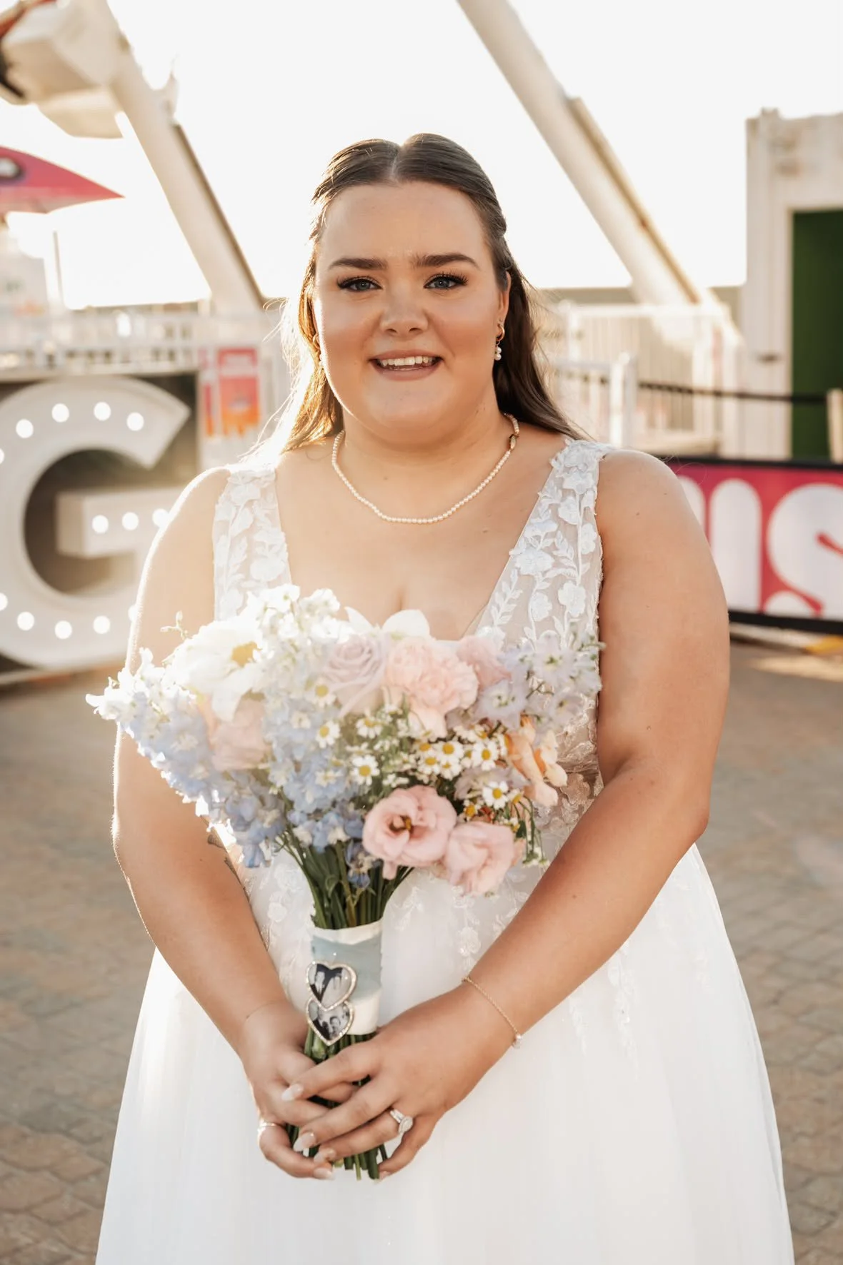 Bride with Her Bouquet