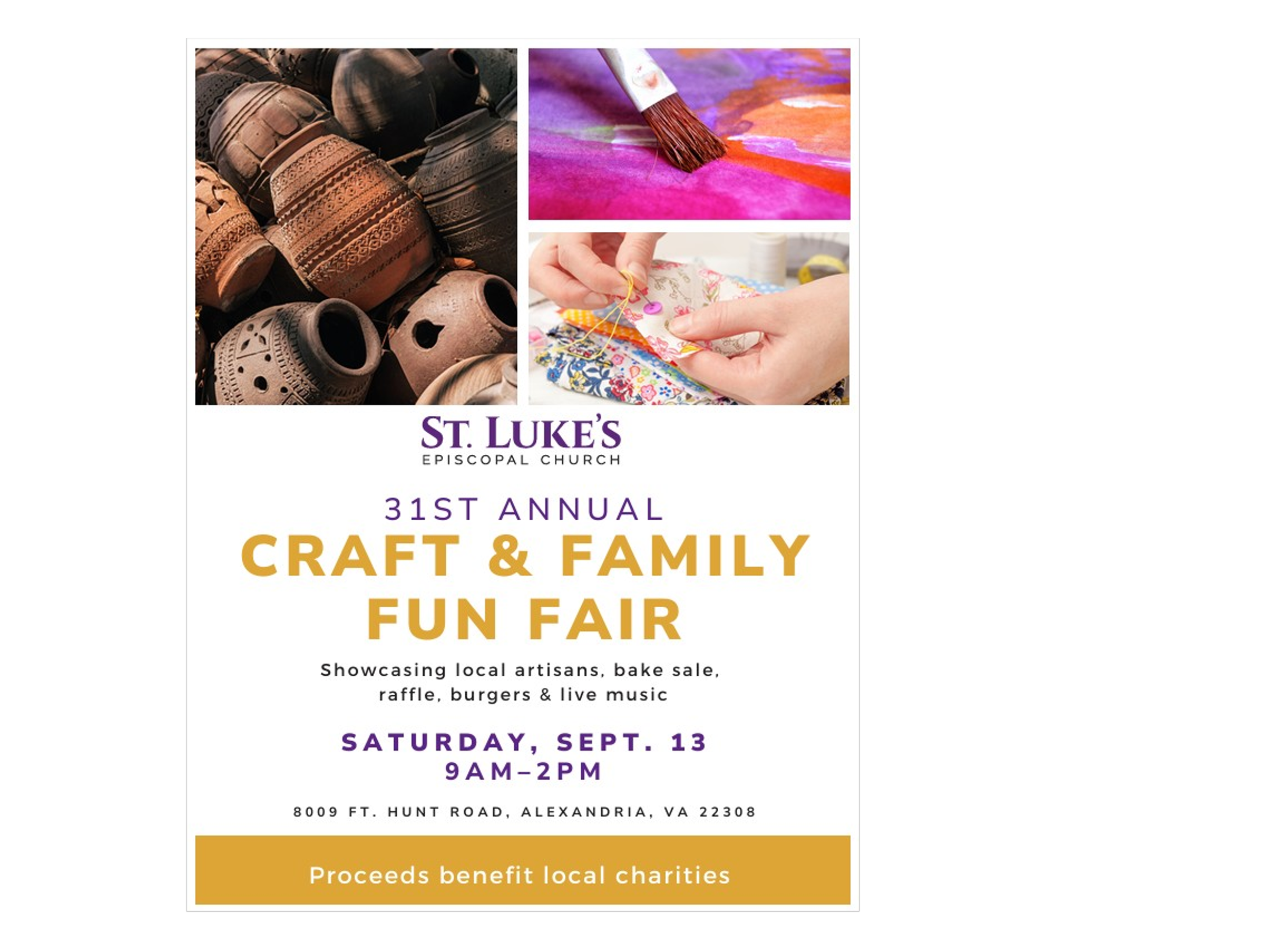 St. Luke's Craft & Family Fun Fair