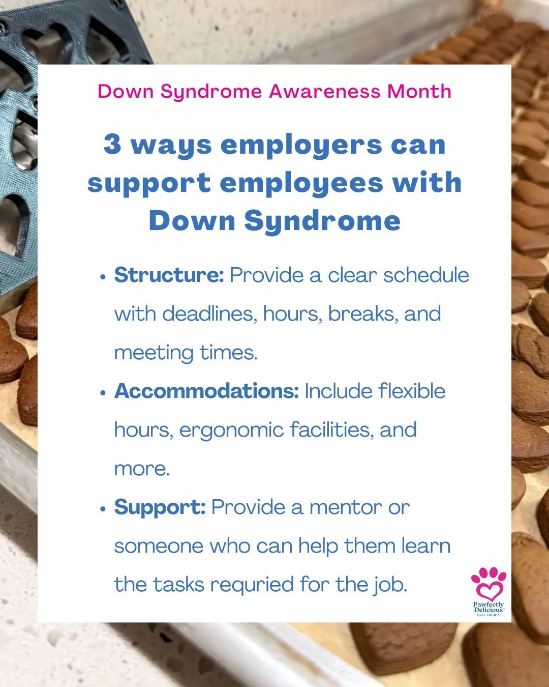 Creating a truly inclusive workplace isn&rsquo;t just the right thing to do; it makes our teams stronger, more creative, and more connected.

If you're an employer or teammate looking to better support someone with Down syndrome at work, here are thr