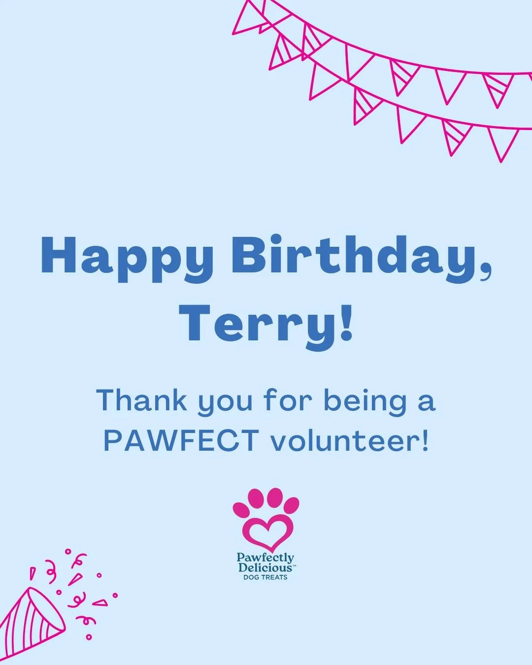 Happy birthday to one of our amazing volunteers, Terry! 🎉

You can always find Terry helping the team in the kitchen or at vendor events selling our treats. We simply couldn't perform our mission without people like her!

Join us in wishing Terry a 