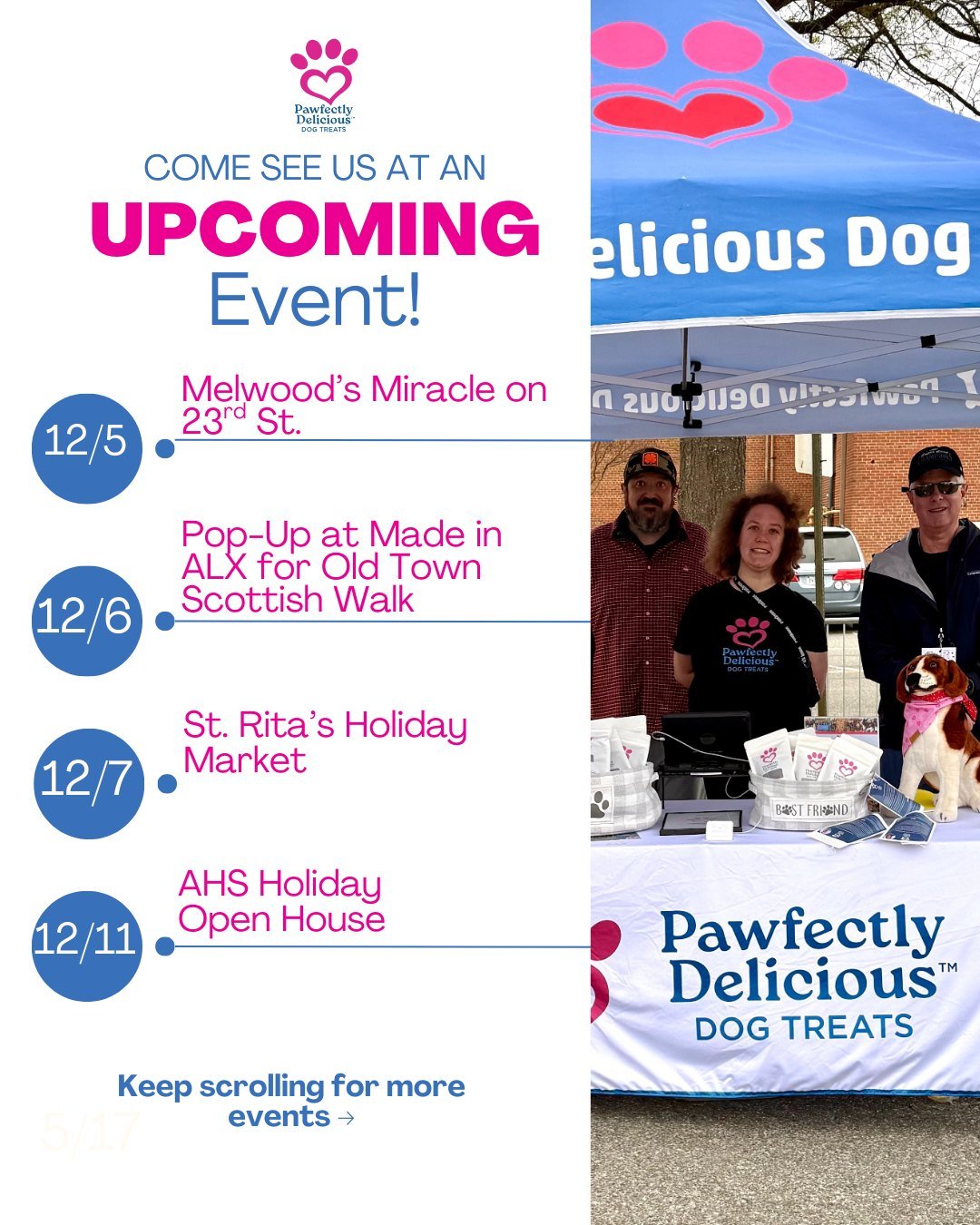 The holiday season is keeping the team busy in the kitchen and out in the community! 🎄

🩷December 5: Melwood's Miracle on 23rd St
@melwoodhtc
Melwood Arlington
750 23rd Street South, Arlington, VA 
5 PM - 8 PM
Free event. Must register at melwood.o