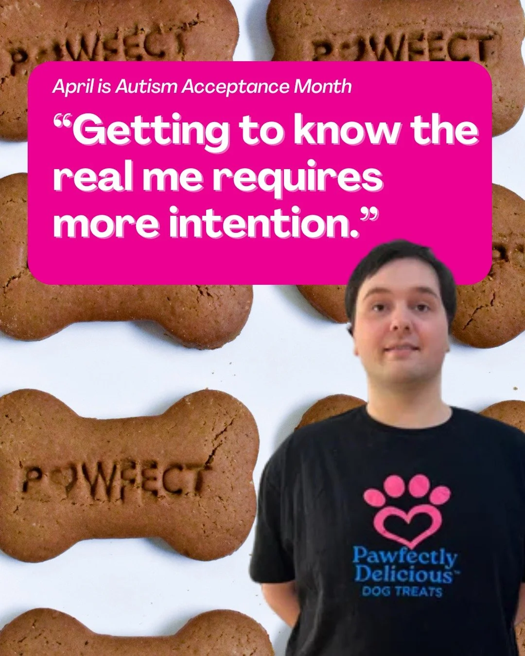 To celebrate Autism Acceptance Month, we asked Joey, from our baking team, to answer a few questions for us. 

When we asked him what he'd like to tell the world about being an adult with autism, he made some really amazing points. Joey wants the wor