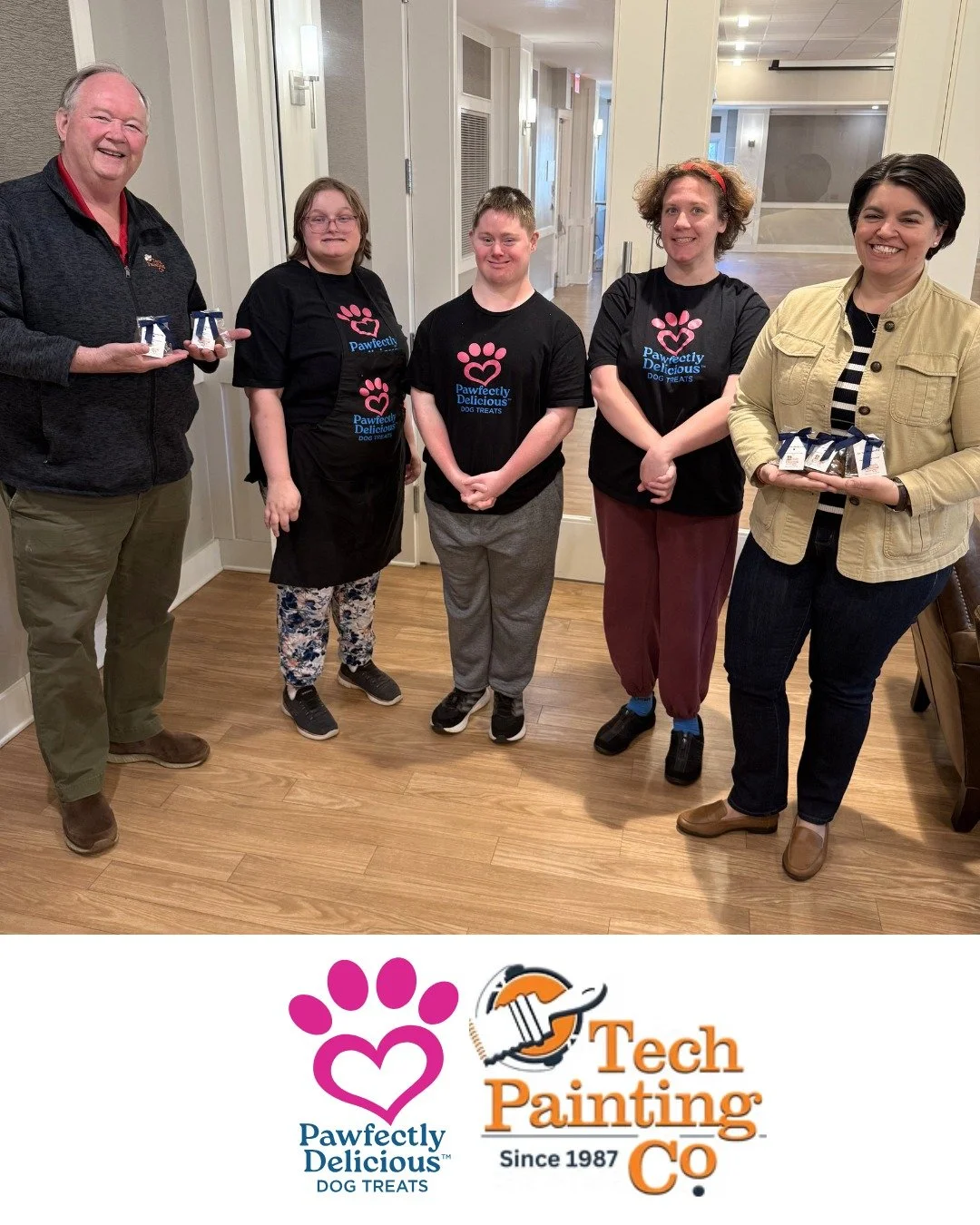 We LOVE partnering with local DMV businesses to create something special, and this recent collaboration with @techpaintingco was such a fun one! 🐾

They wanted a thoughtful way to connect with their residential clients who have dogs, so we created c